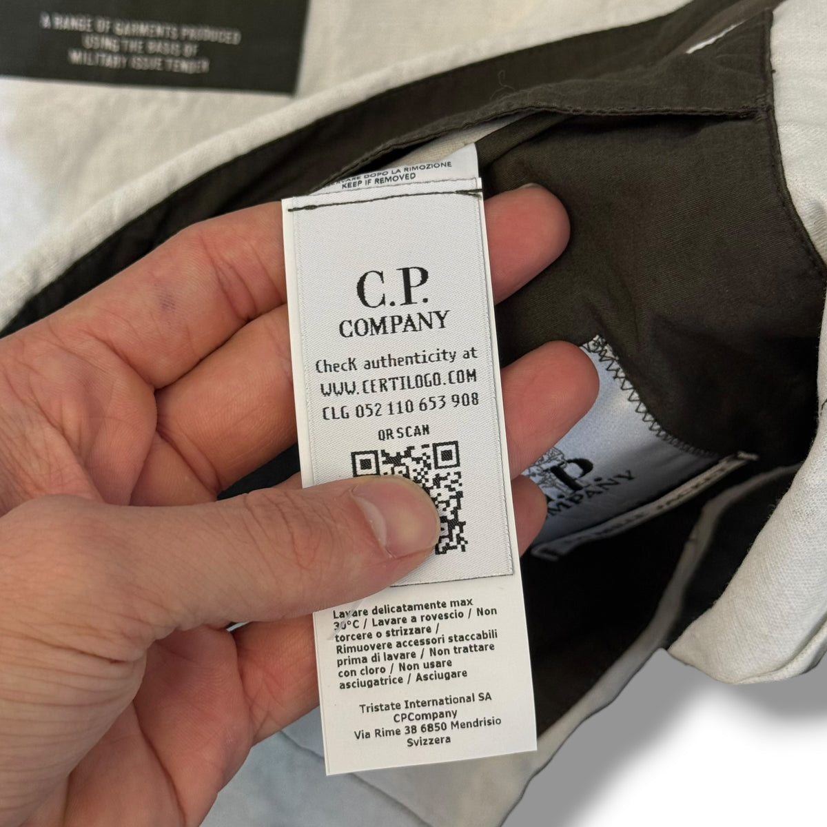 CP Company Watch Viewer Plated Linen (XL, 24”)