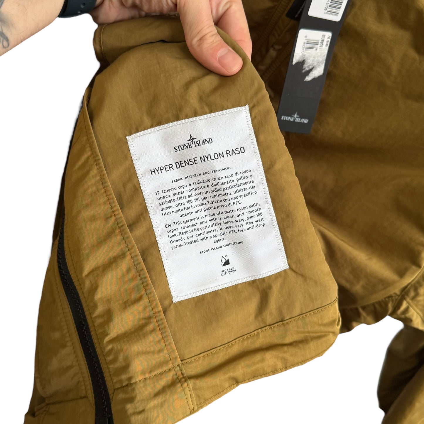 Stone Island Hyper Dense Nylon Raso (L, 24”)