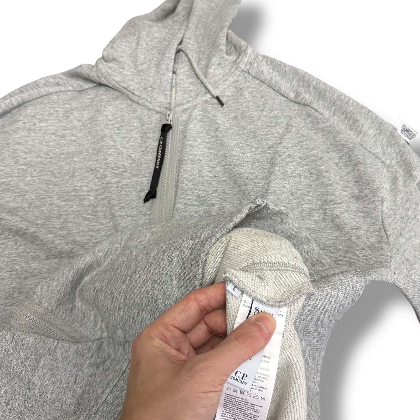 CP Company Zip Hoodie (L, 22.5”)