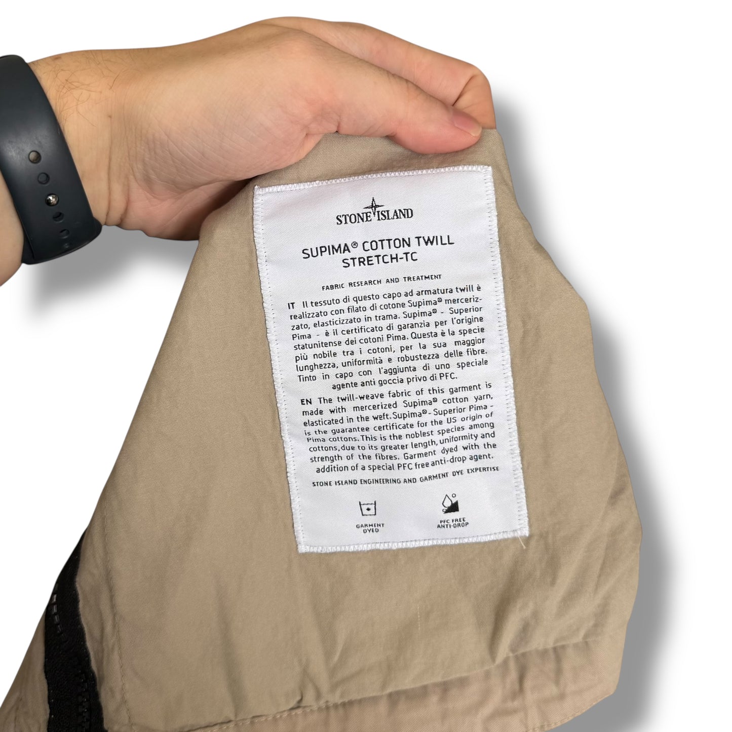 Stone Island Supima Cotton Twill (XL, 23.7”)