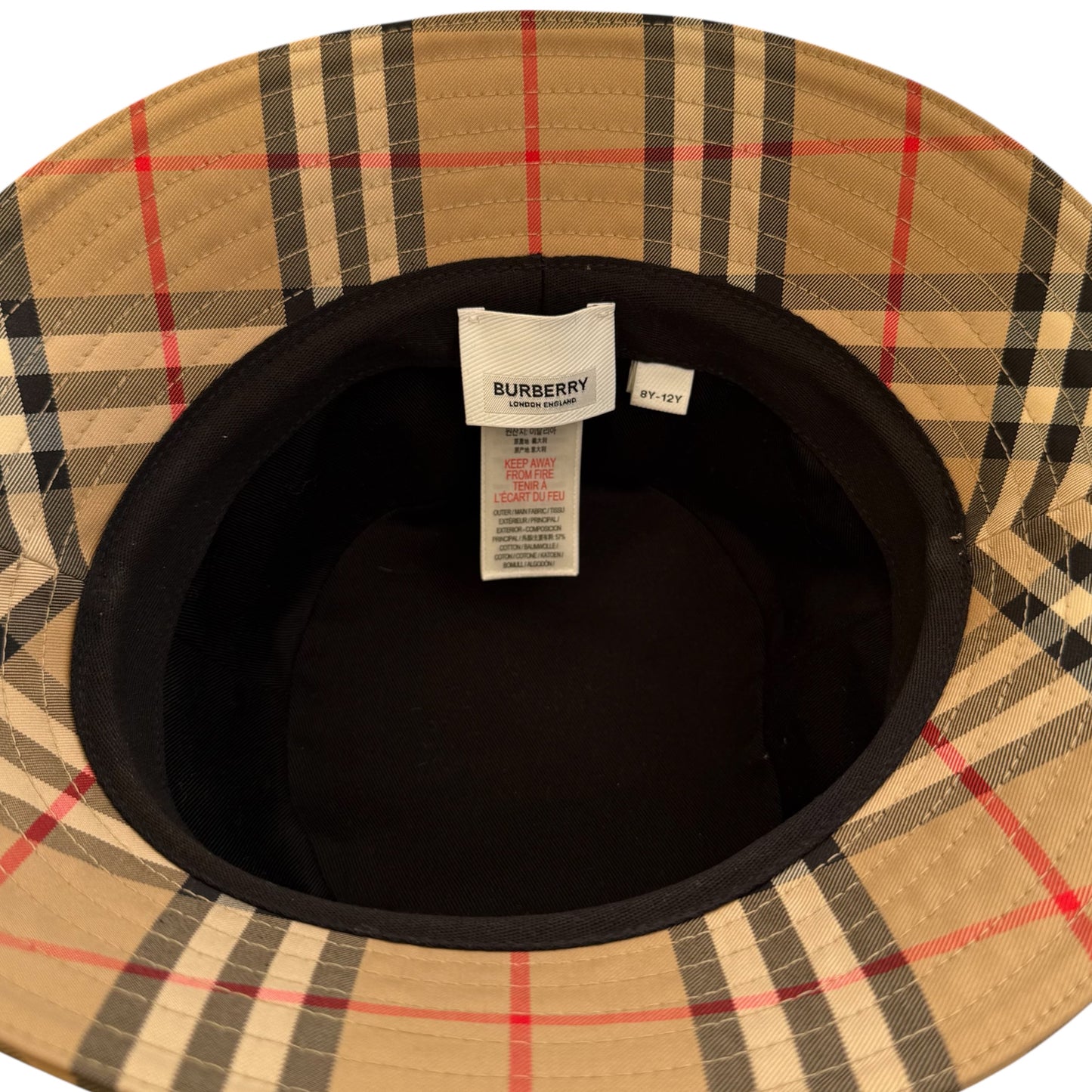 Burberry Bucket Hat (Age 8-12)