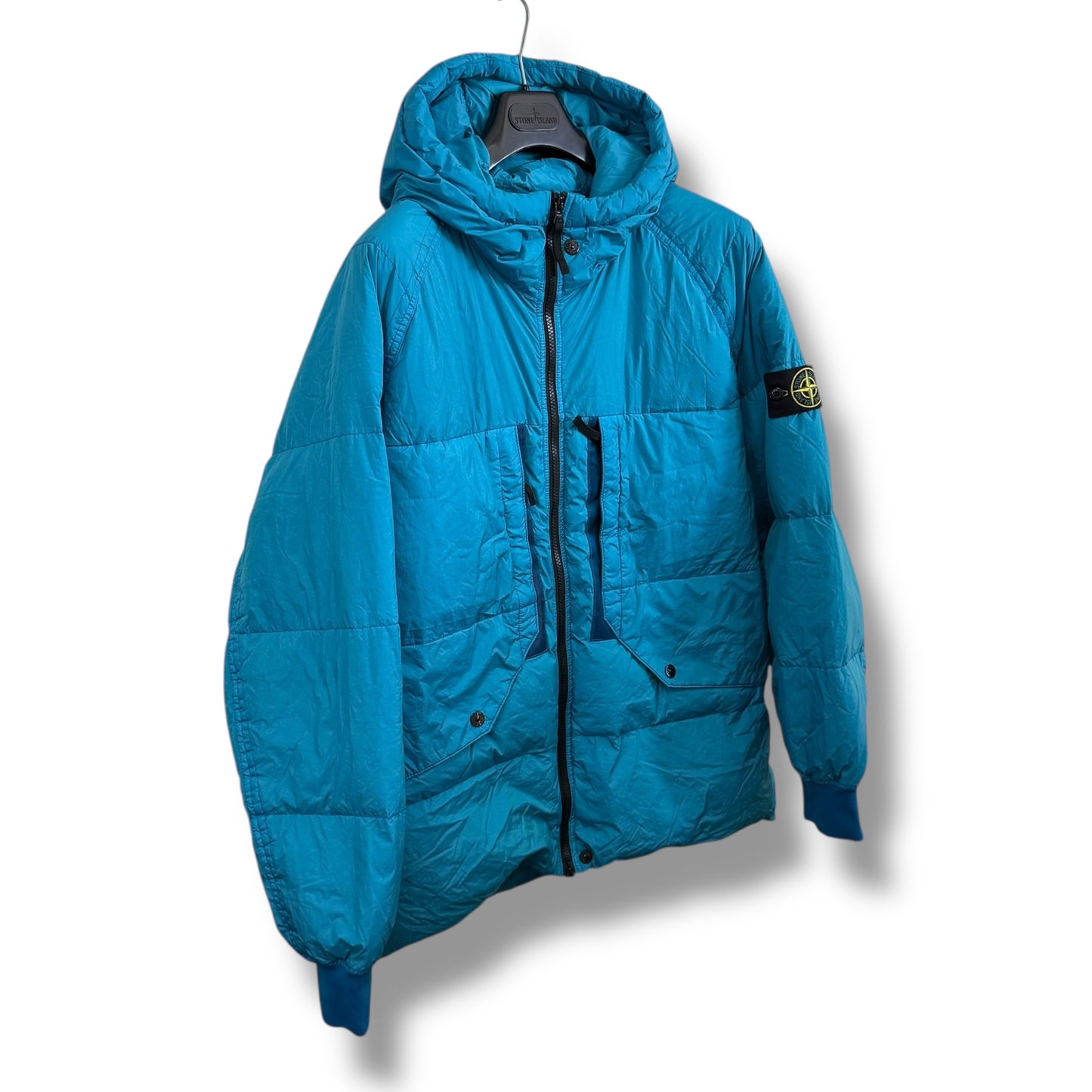 Stone Island Garment Dyed Crinkle Reps NY Down (XL, 26”)