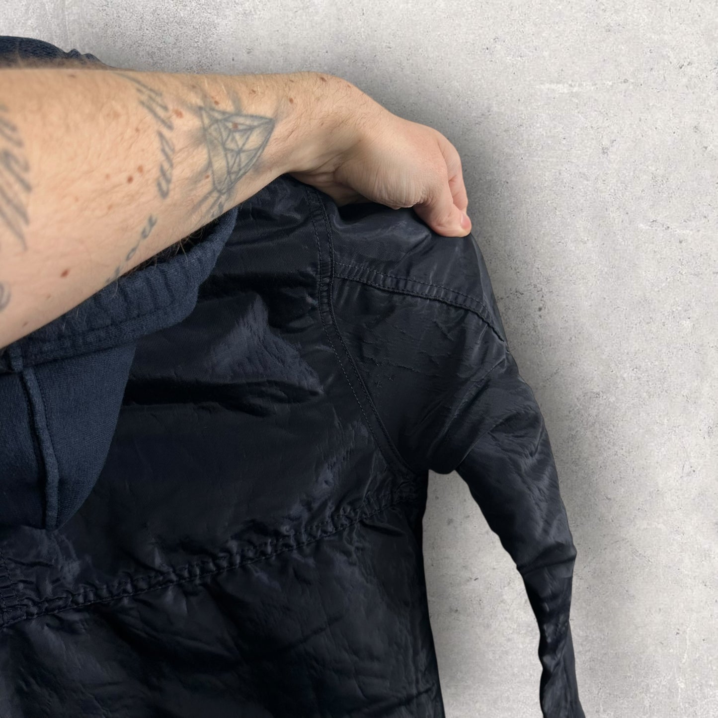 Stone Island Shimmer Hooded Overshirt (L, 21”)