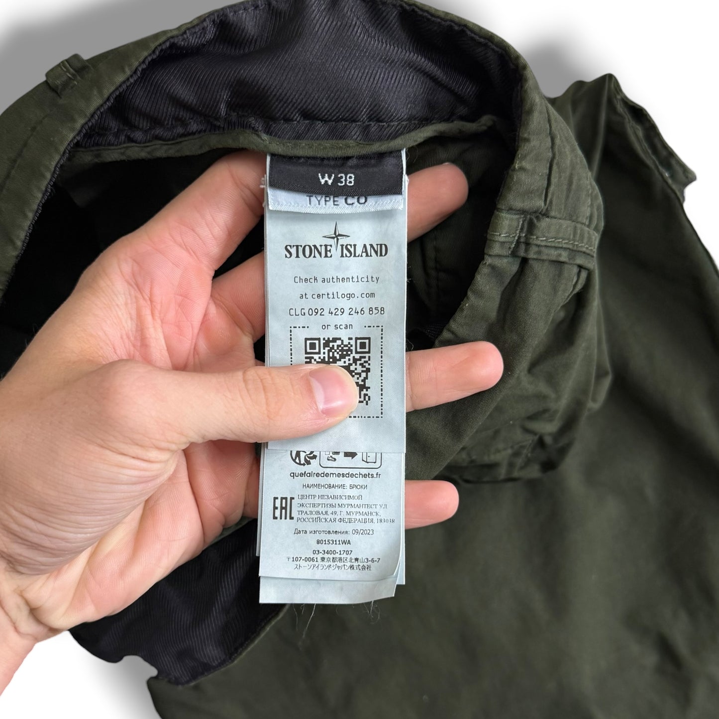 Stone Island Cargos (38”)
