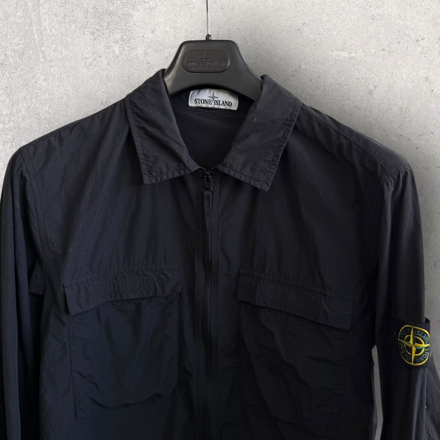 Stone Island Shimmer Overshirt (L, 22”)