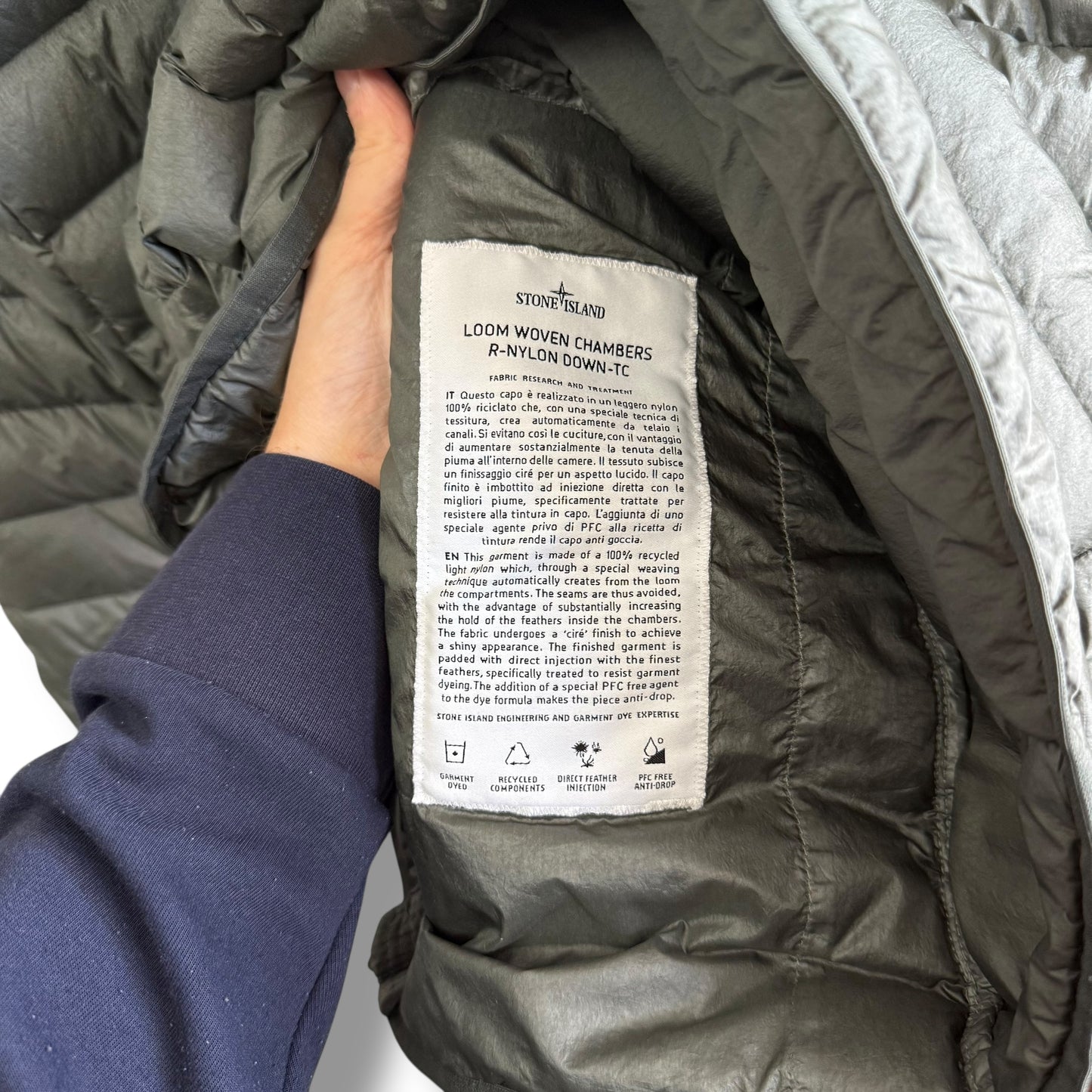 Stone Island Loom Woven Down (M, 21”)