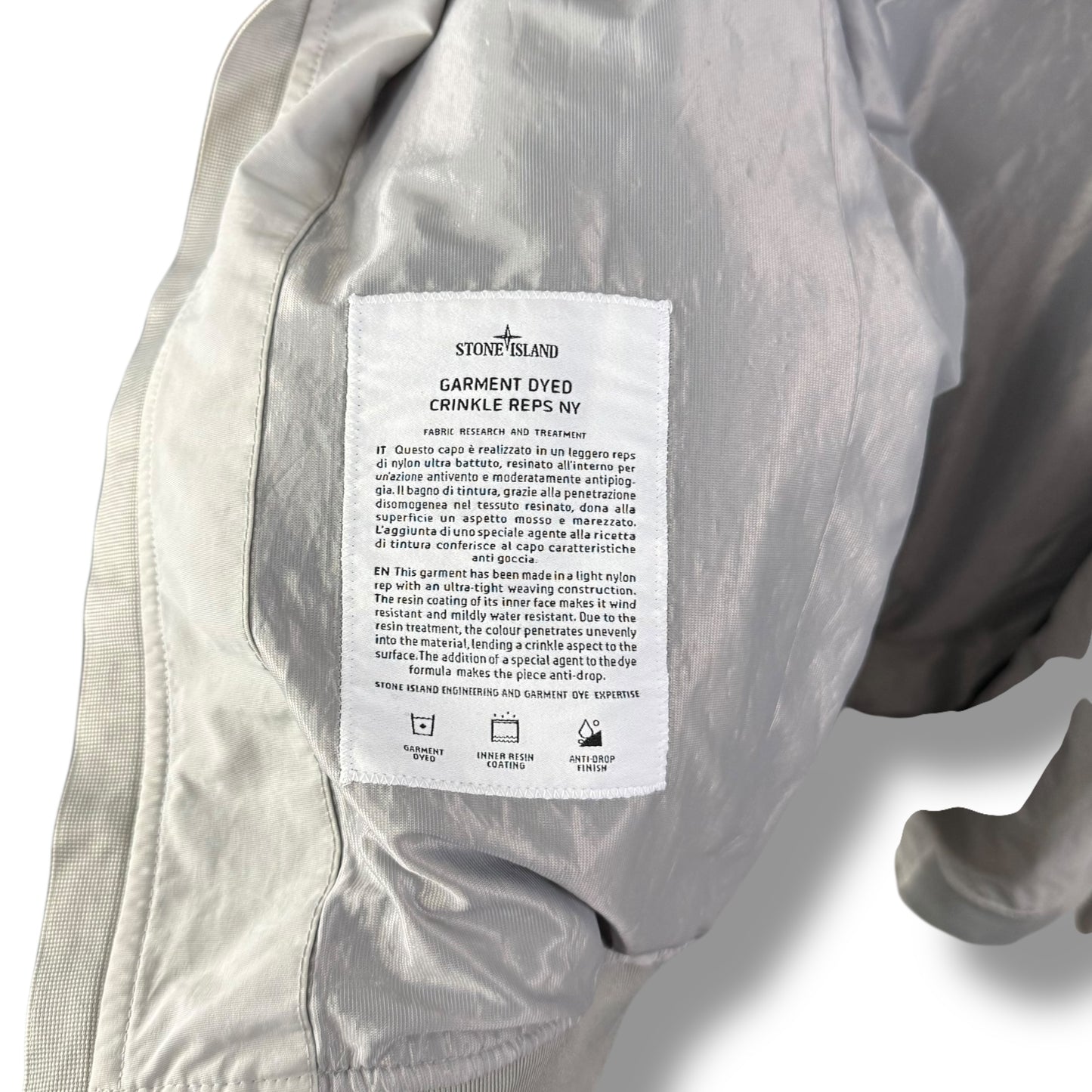 Stone Island Garment Dyed Crinkle Reps (XXL, 26.5”)