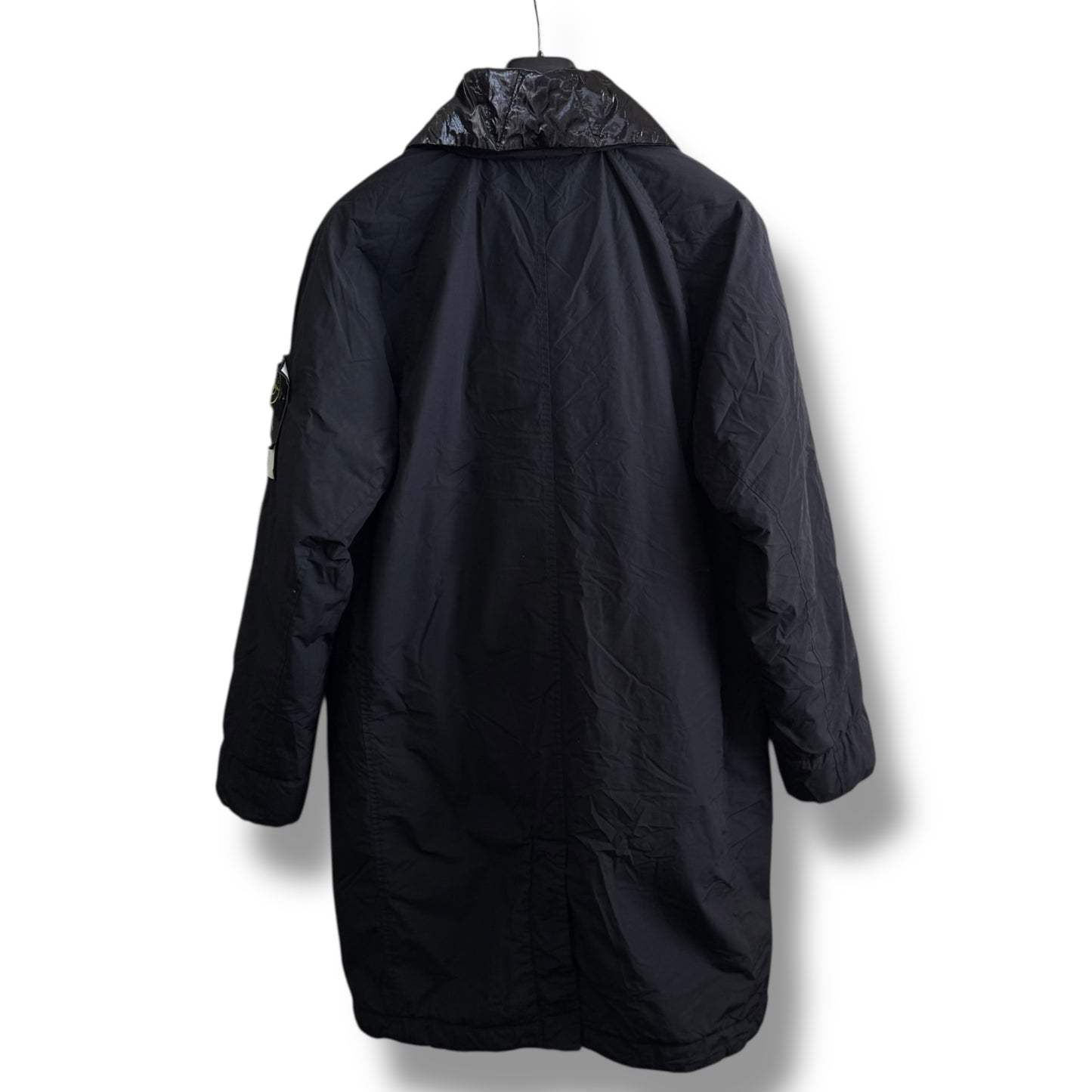 Stone Island Naslan Light Watro Down TC Long Fishtail Coat (M, 24.5” - Fits XL)