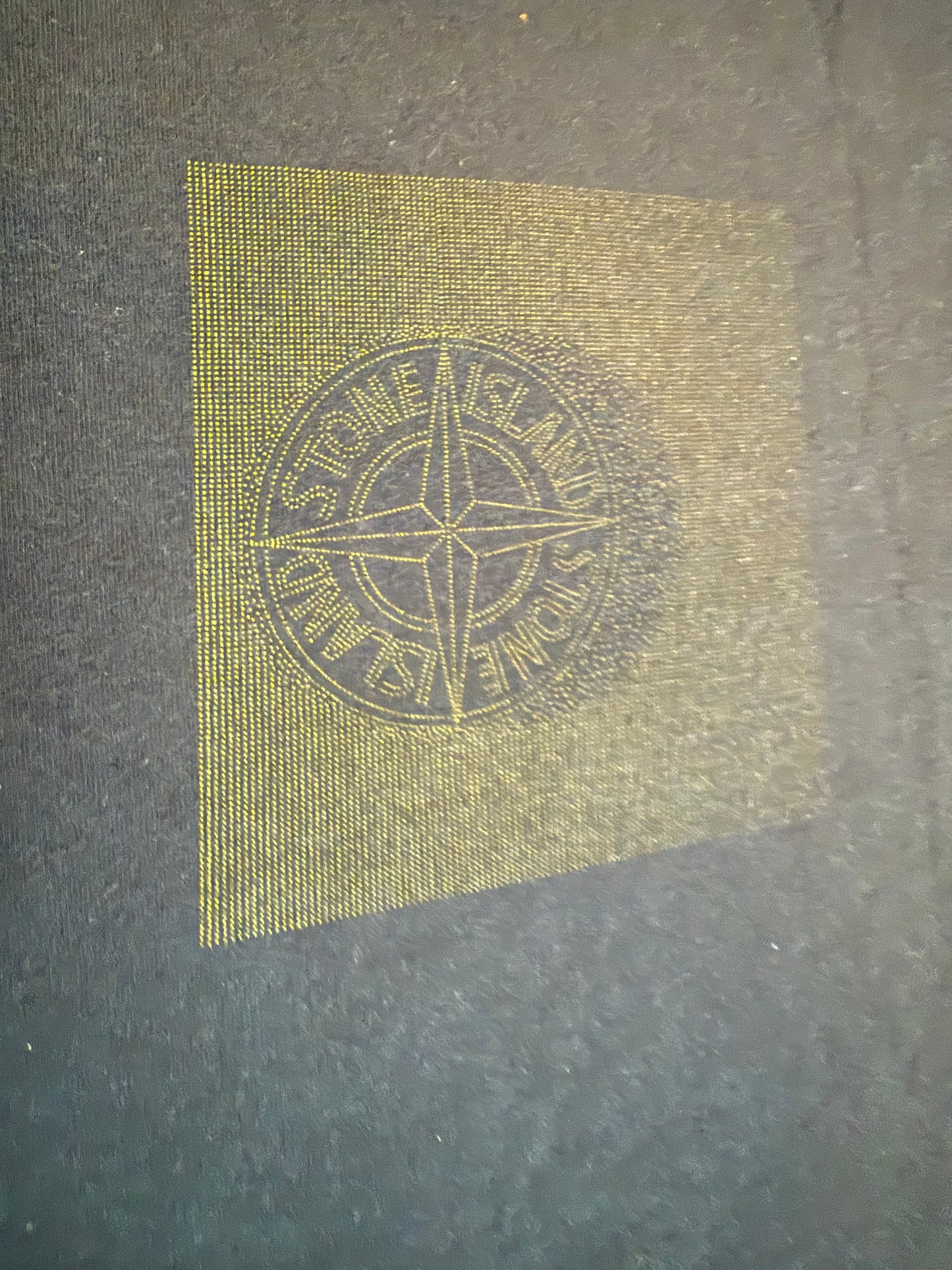 Stone Island Black Faded Compass Tee (XXXL, 24.5”)