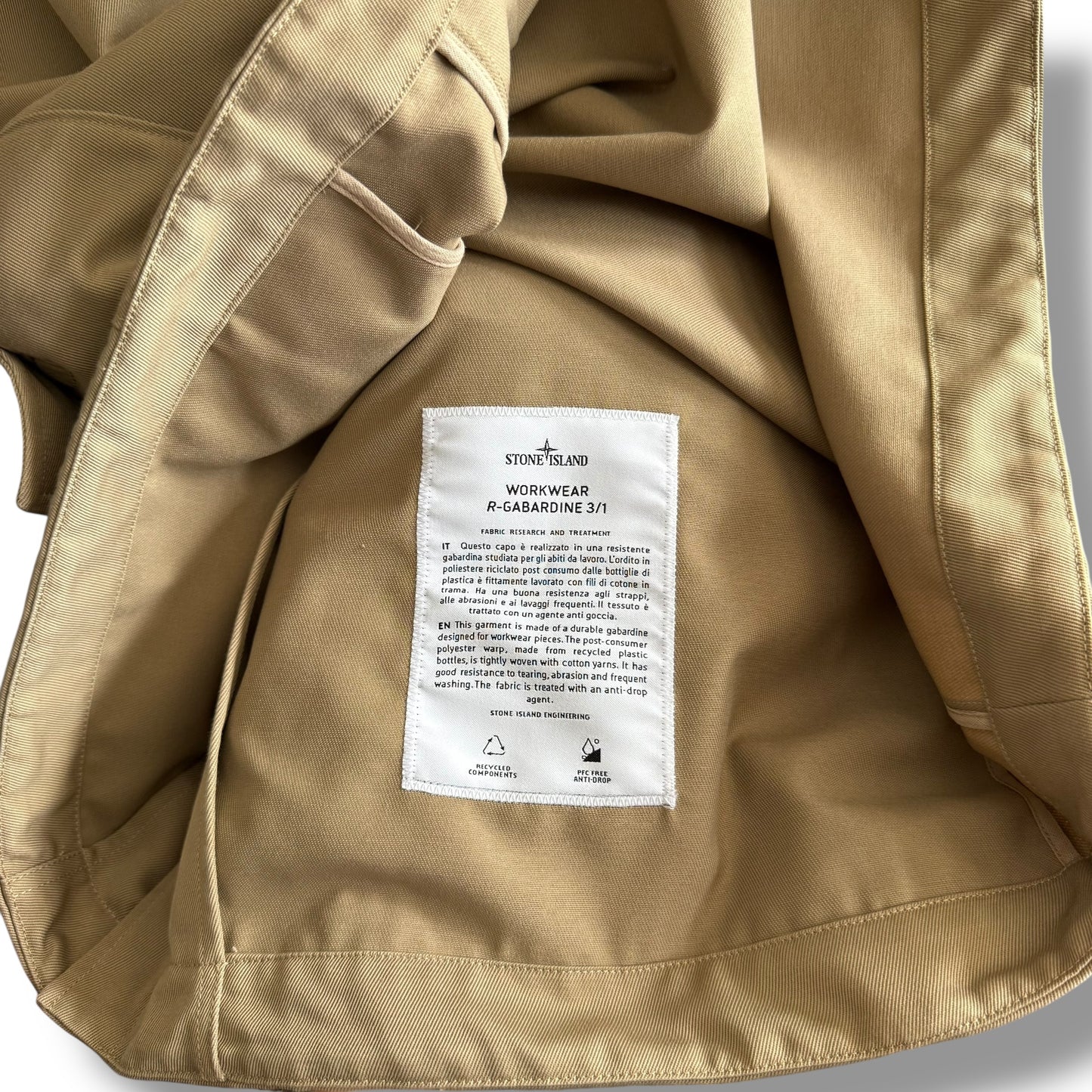 Stone Island Workwear R-Gabardine 3/1 (XL, 25”)