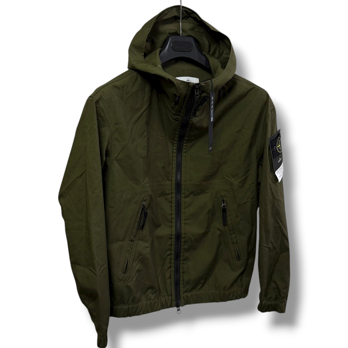 Stone Island Supima Cotton Canvas Jacket (S / M, 22.5”)