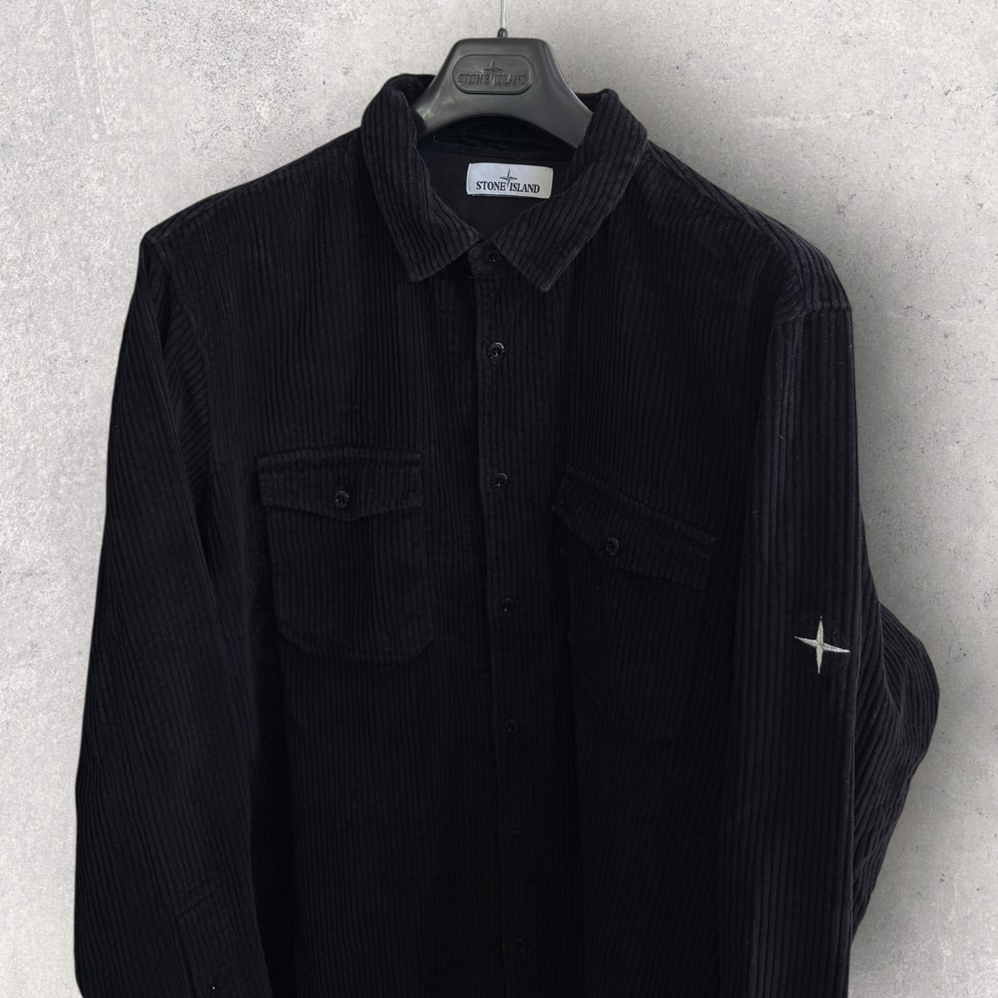 Stone Island Corduroy Overshirt (3XL, 26.5”)
