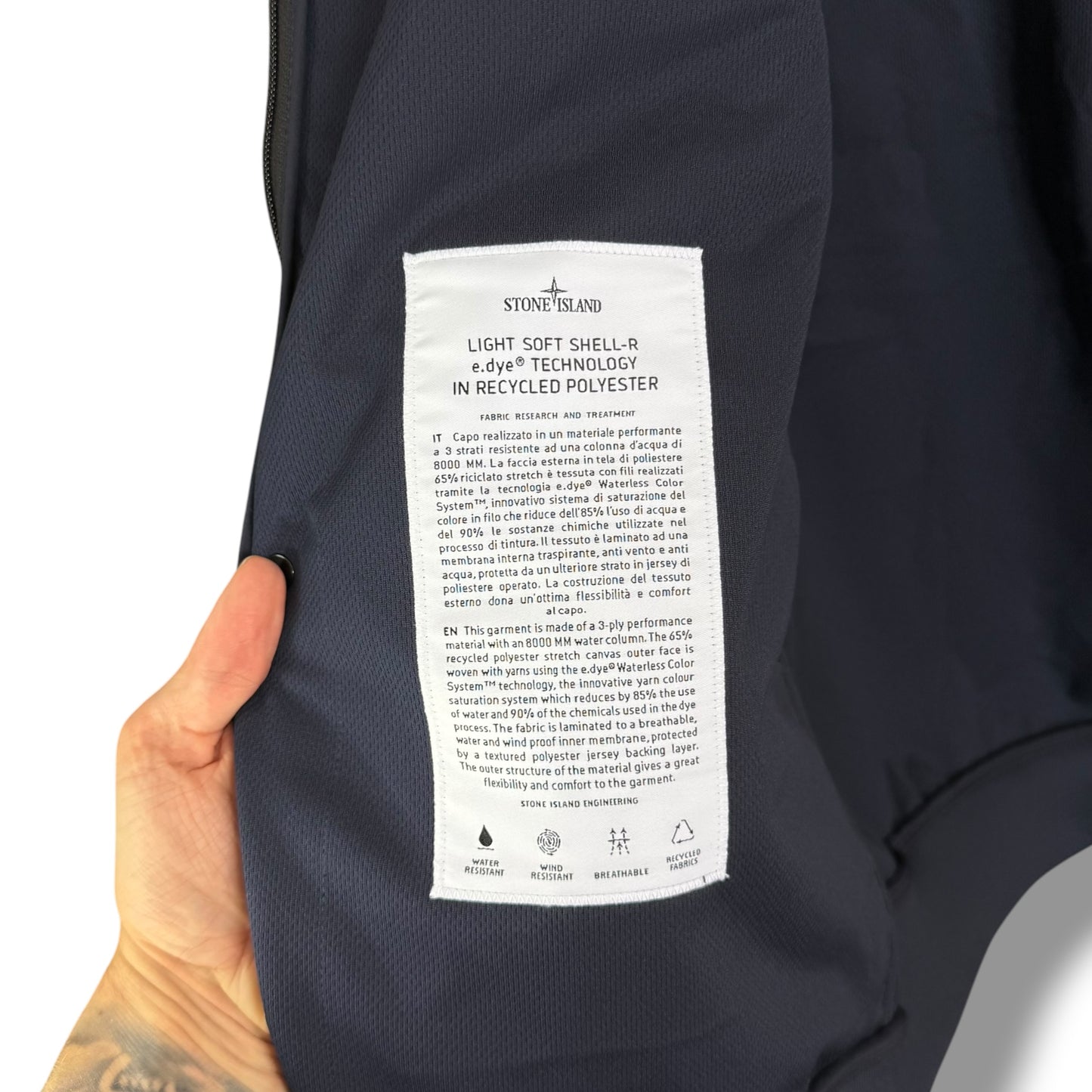 Stone Island Light Soft Shell-R (3XL, 27”)