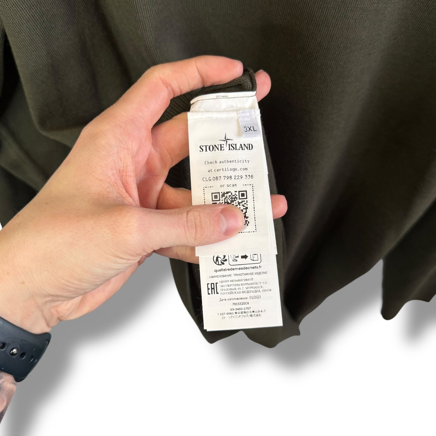 Stone Island Turtle Neck (3XL, 26.5”)