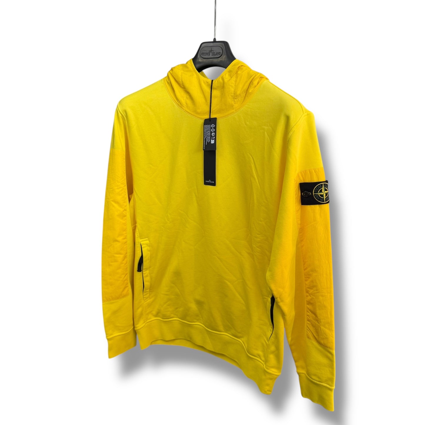 Stone Island Nylon Metal Hoodie (L, 23.5”)