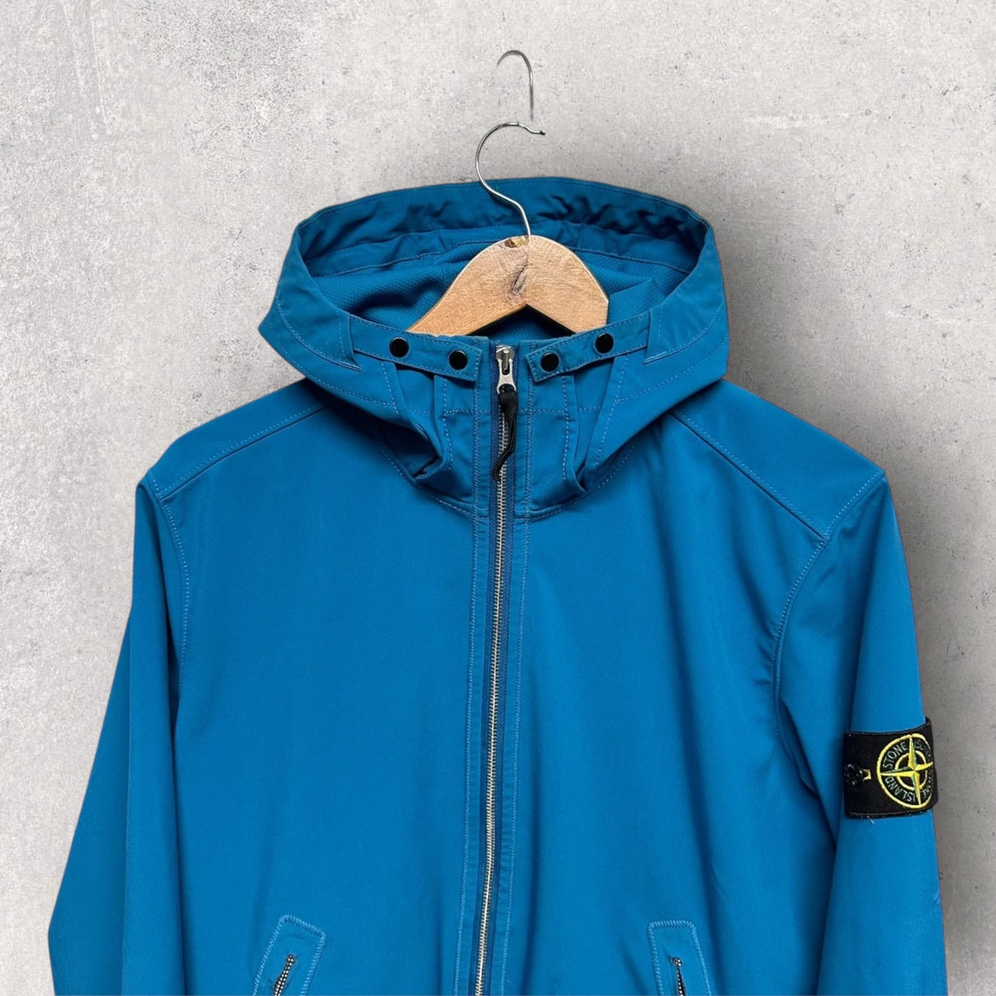 Stone Island Soft Shell Jacket (L, 22”)