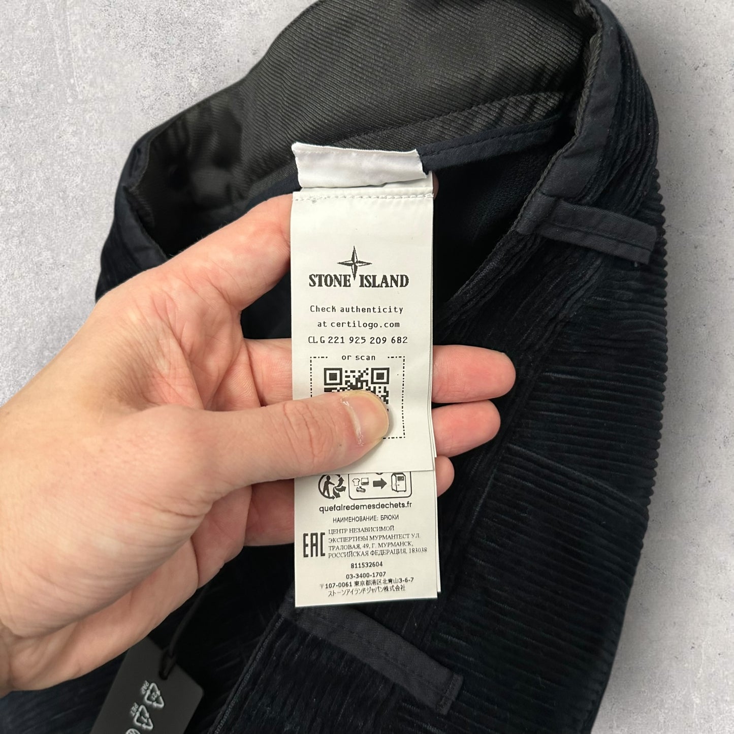 Stone Island Corduroy Cargos (32 Waist)