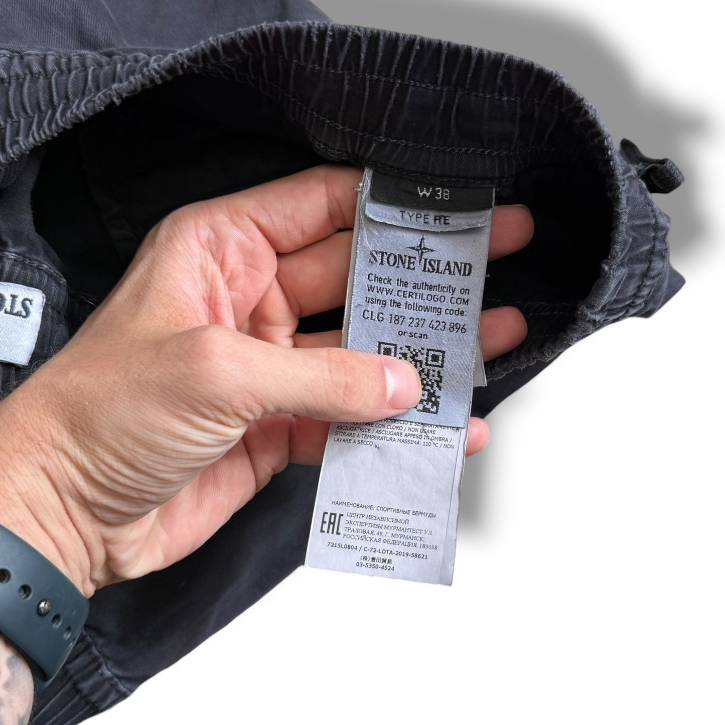 Stone Island Cargo Shorts (38”)