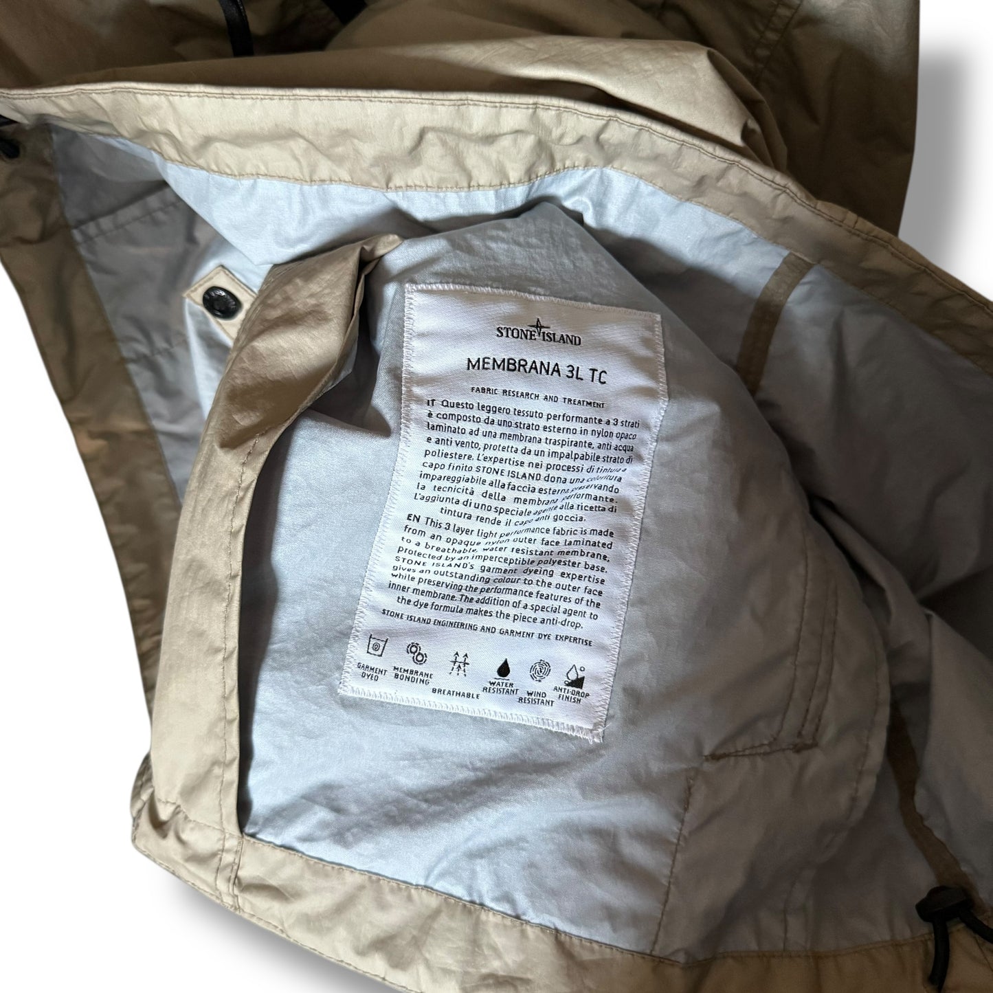 Stone Island Membrana 3L-TC (XL, 24.5”)