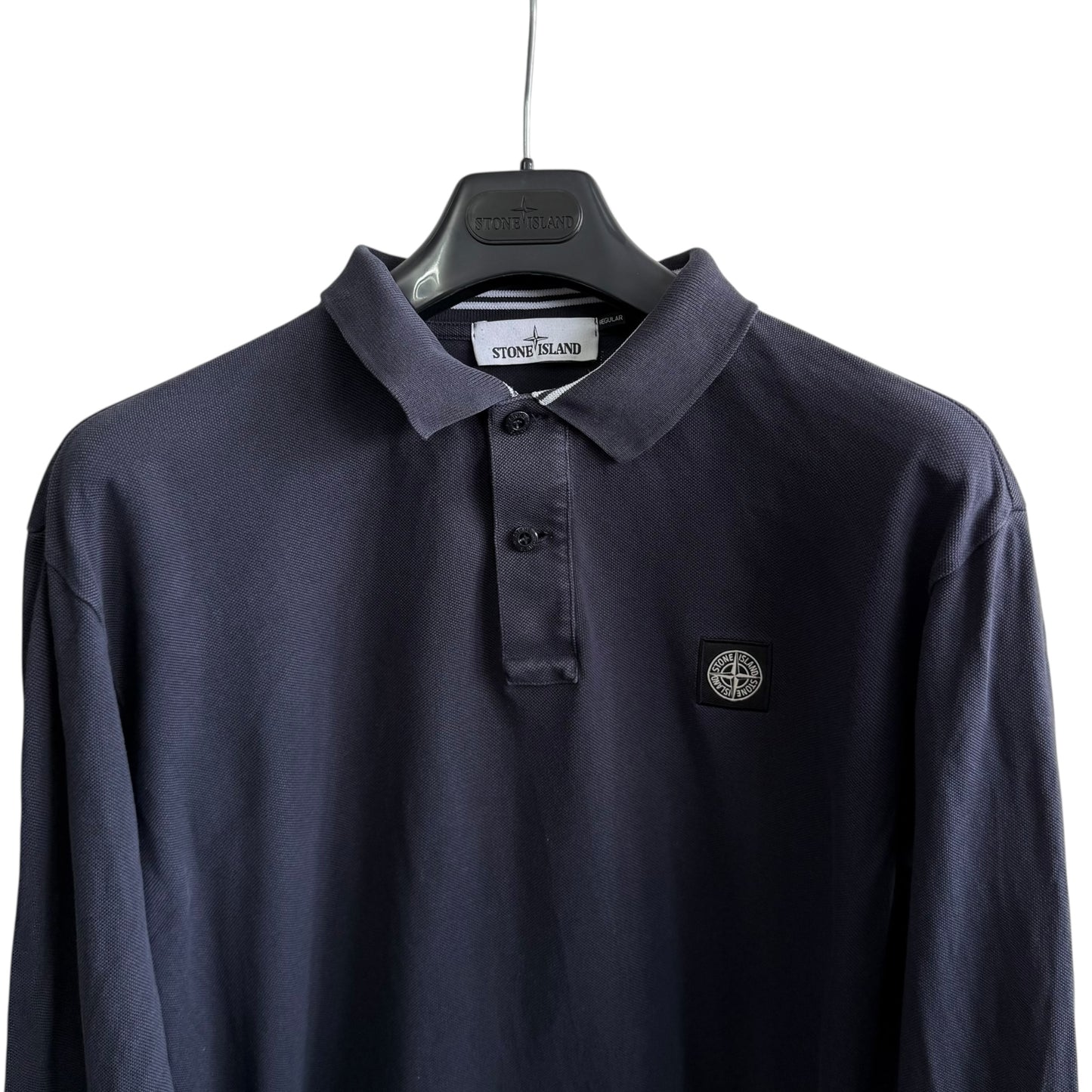 Stone Island Navy Polo (XL, 24”)