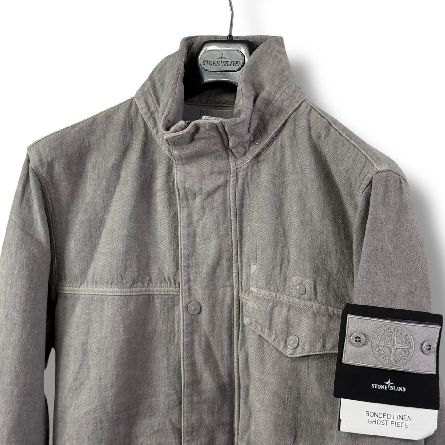 Stone Island Bonded Linen Ghost Piece (L, 23”)