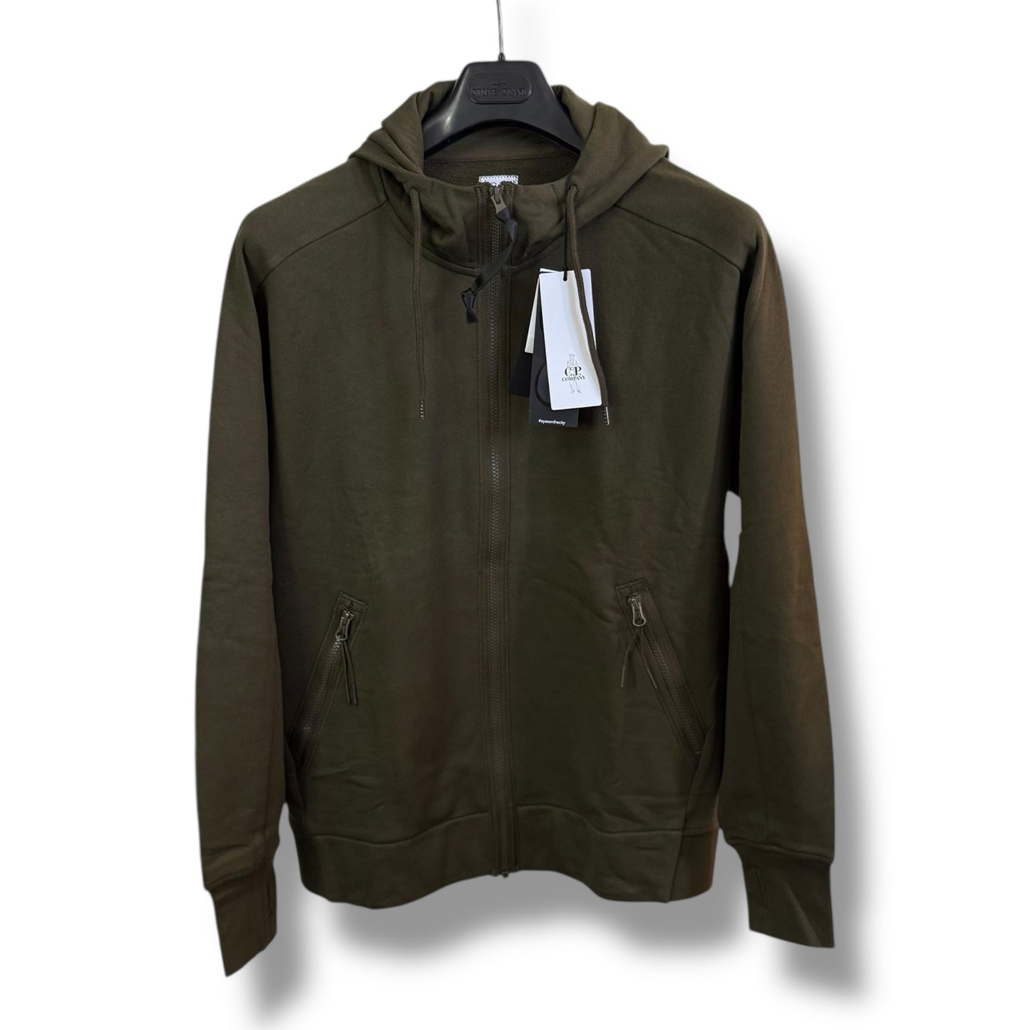CP Company Goggle Zip Hoodie (L, 22.5”)