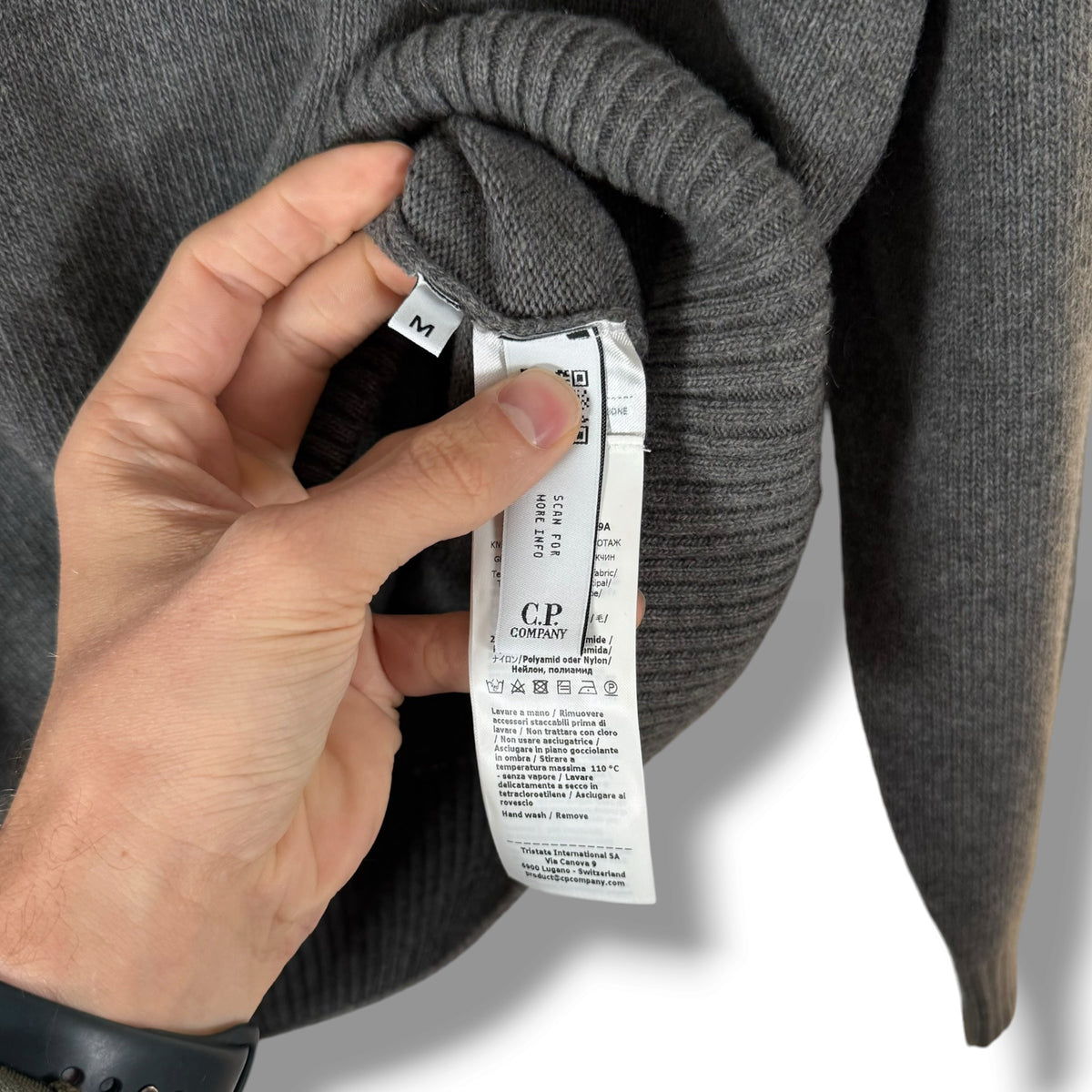 CP Company Chunky Knit Jumper (M, 22.5”)