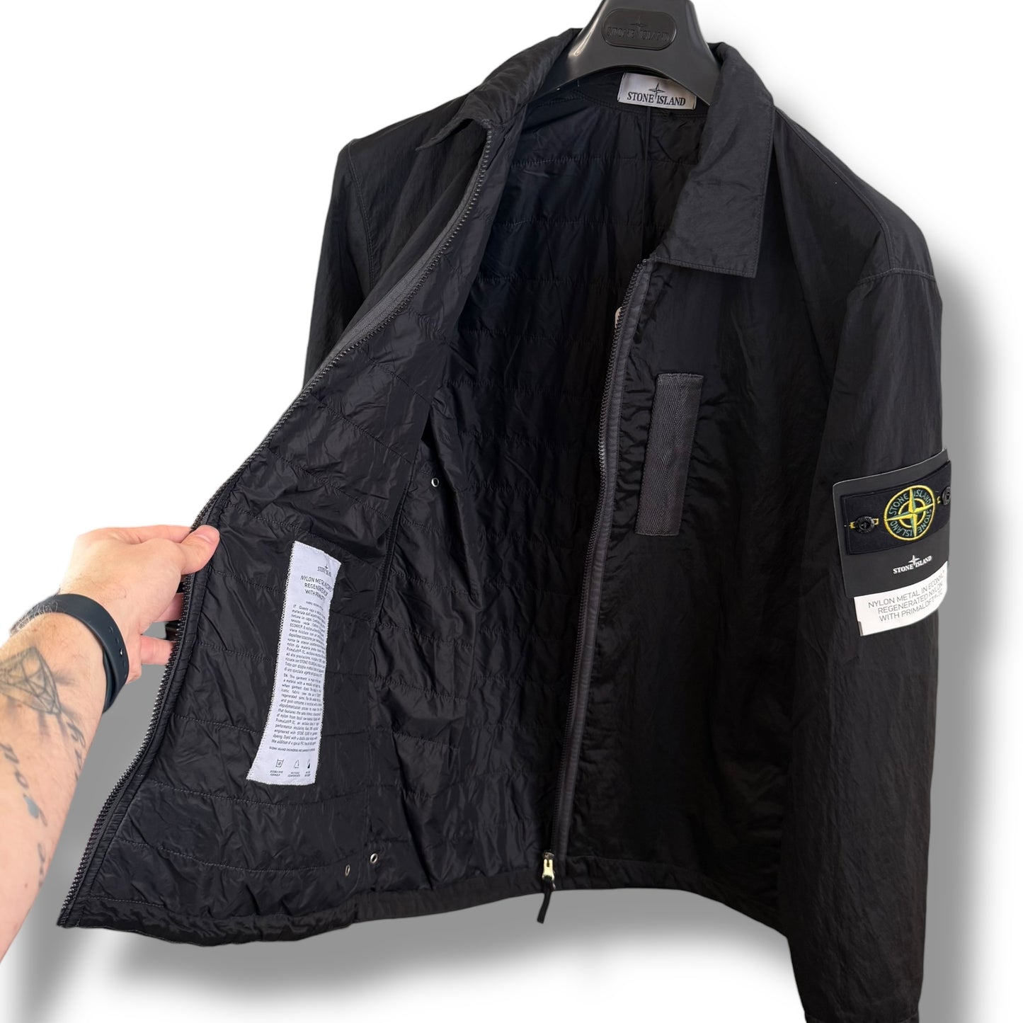 Stone Island Nylon Metal In Econyl Regenerated Nylon With Primaloft-TC (L, 24”)