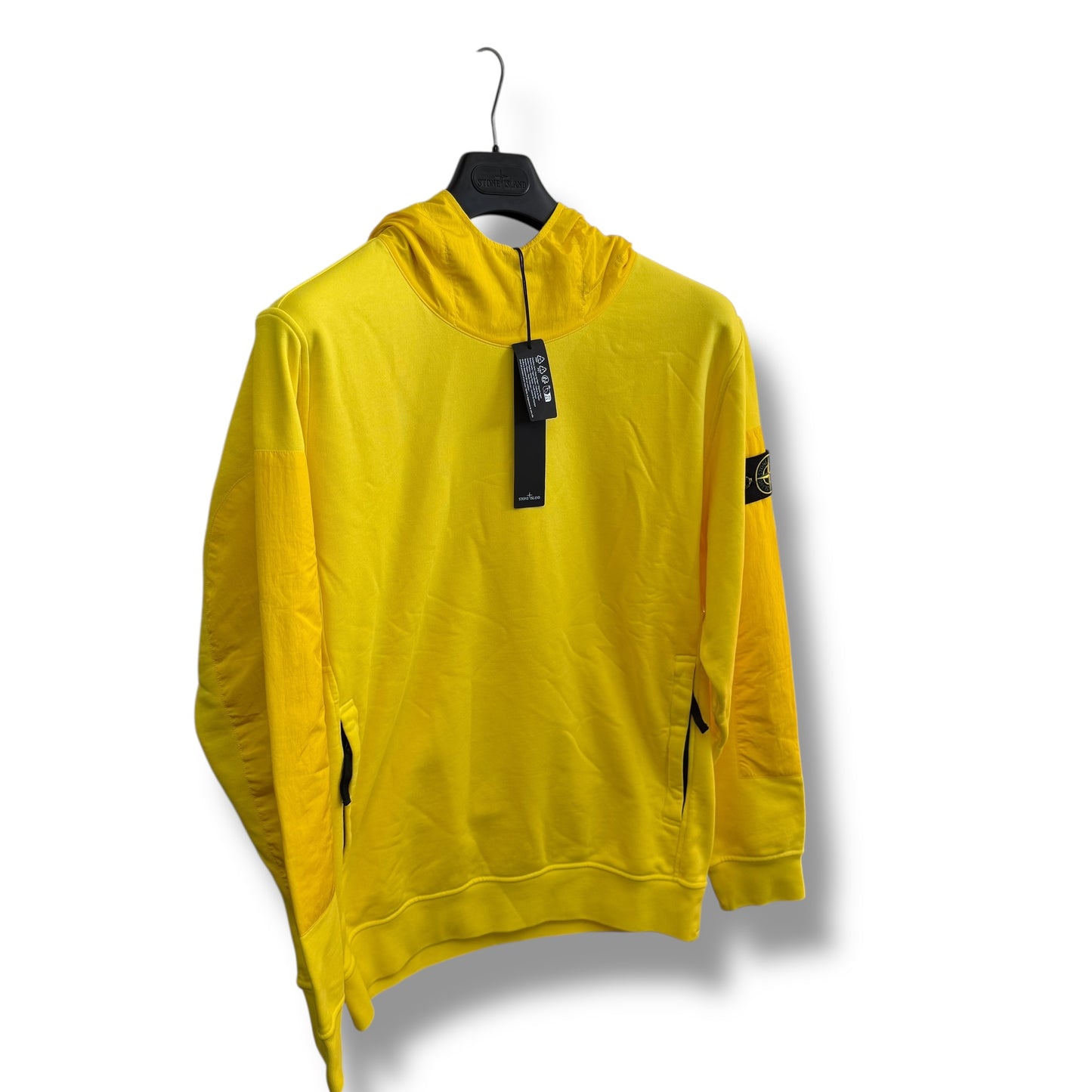 Stone Island Nylon Metal Hoodie (L, 23.5”)