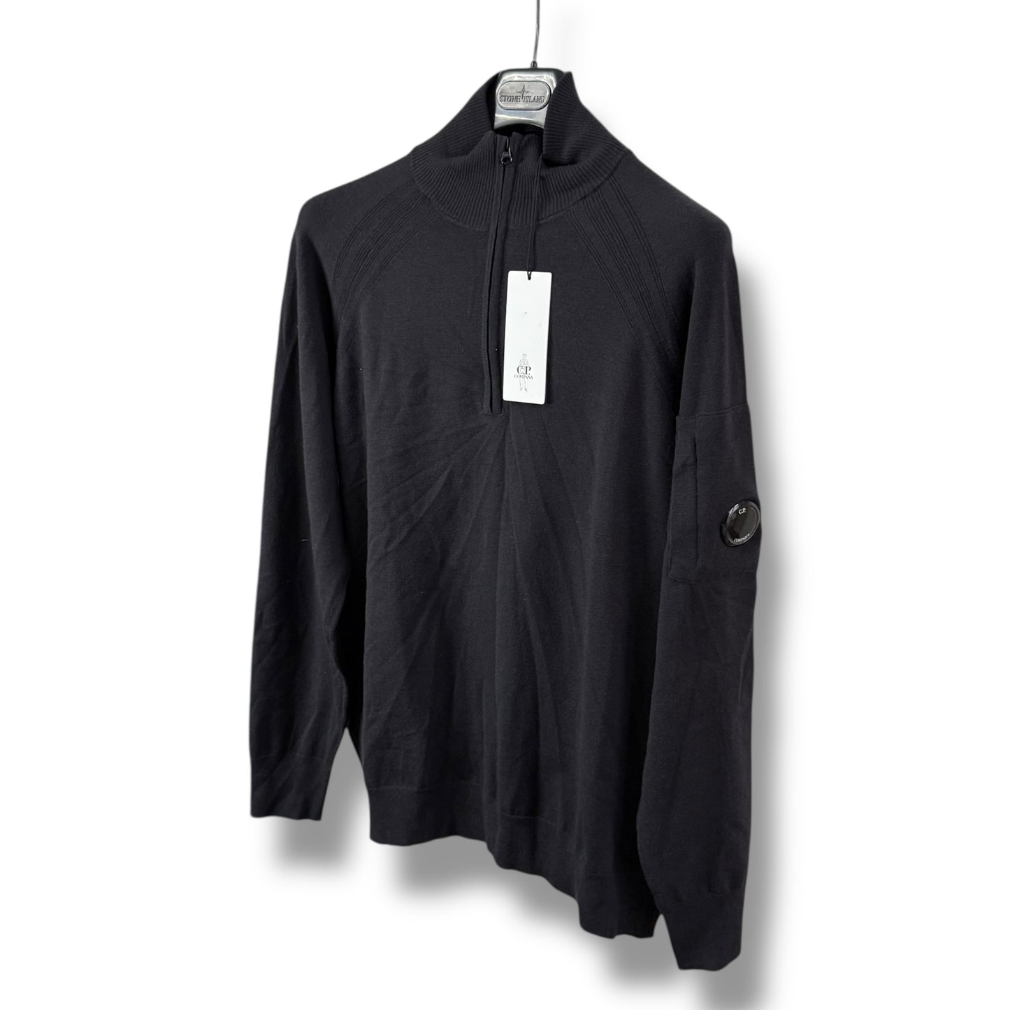 CP Company Knit 1/4 Zip (XL, 24”)