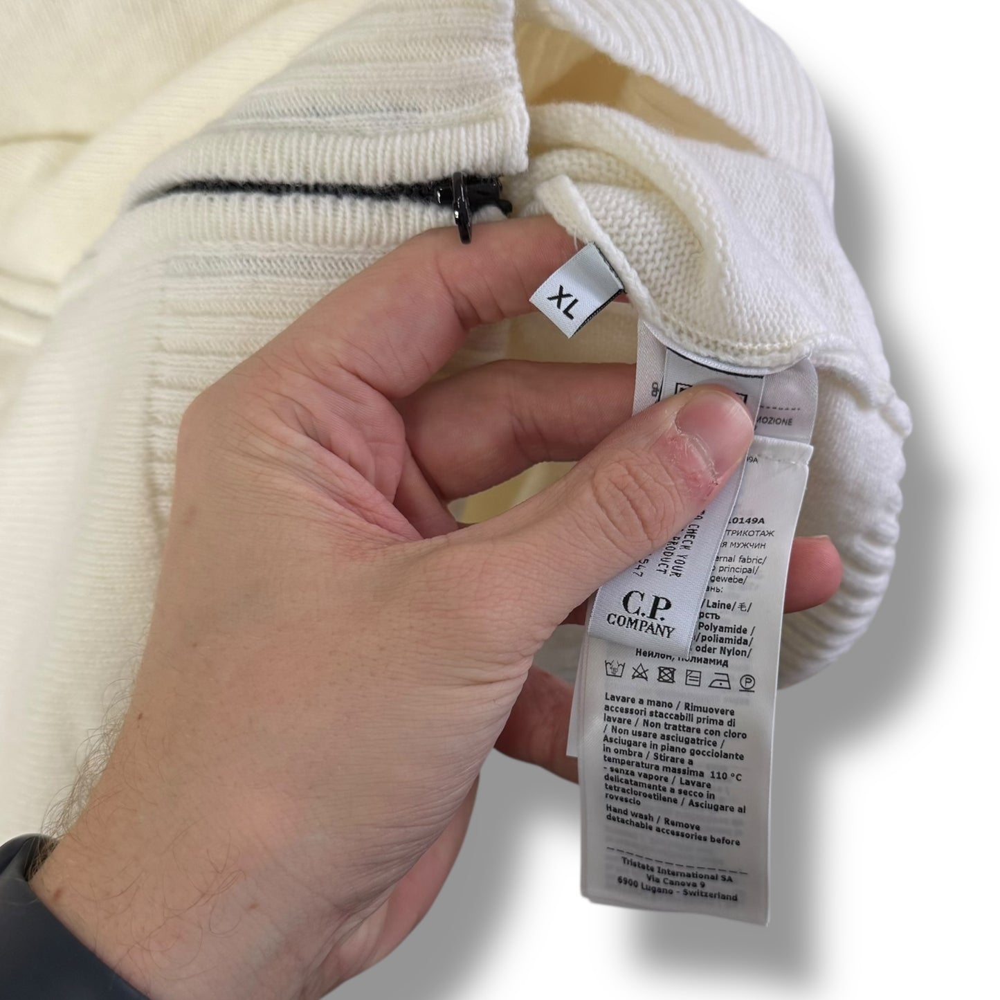CP Company Knitted Zip (XL, 24.5”)