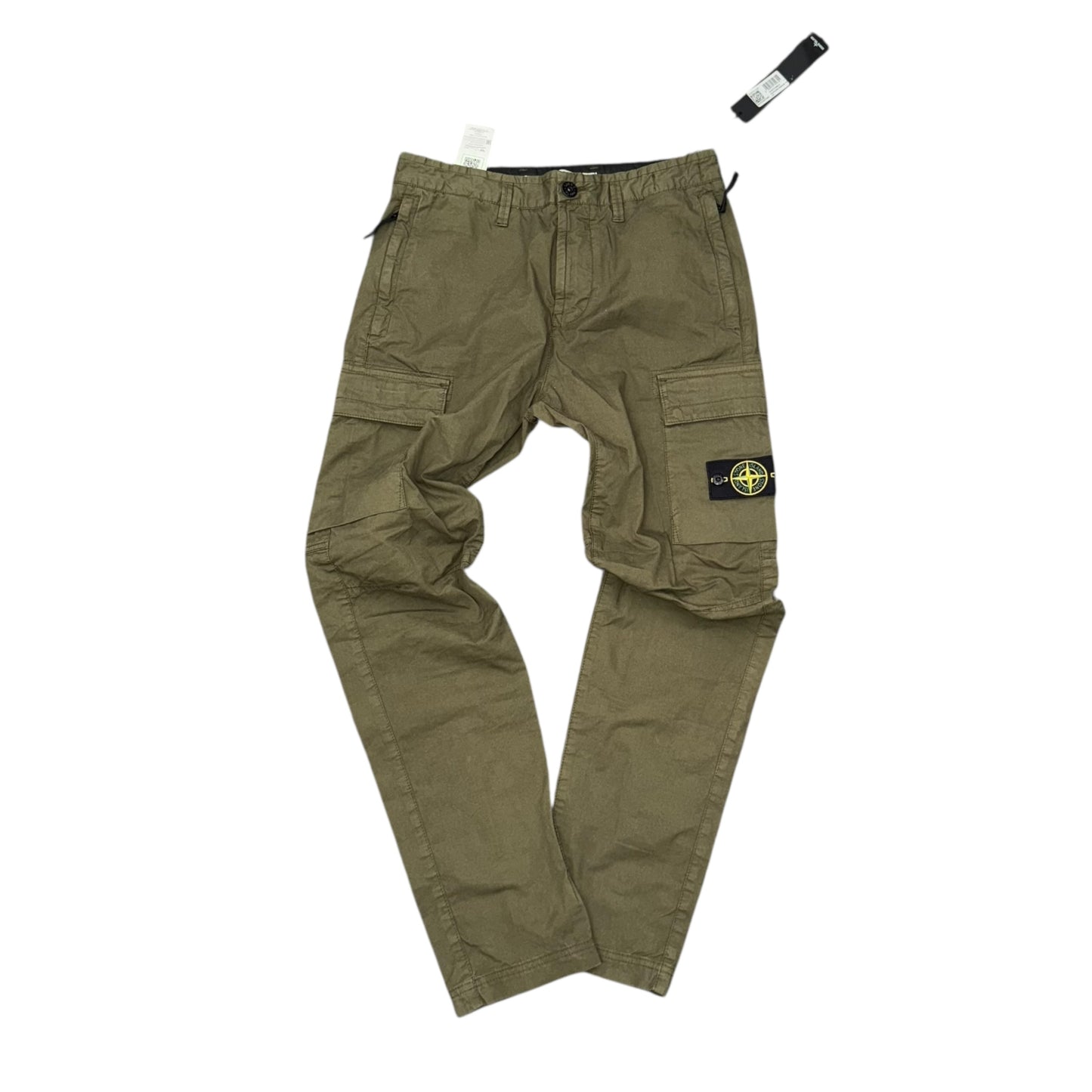 Stone Island Khaki Cargos (30 Waist)