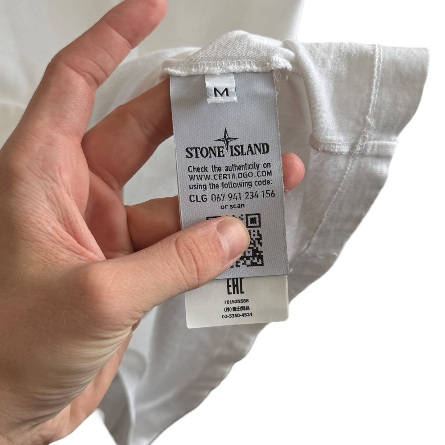 Stone Island Reflective T-shirt (M, 21”)