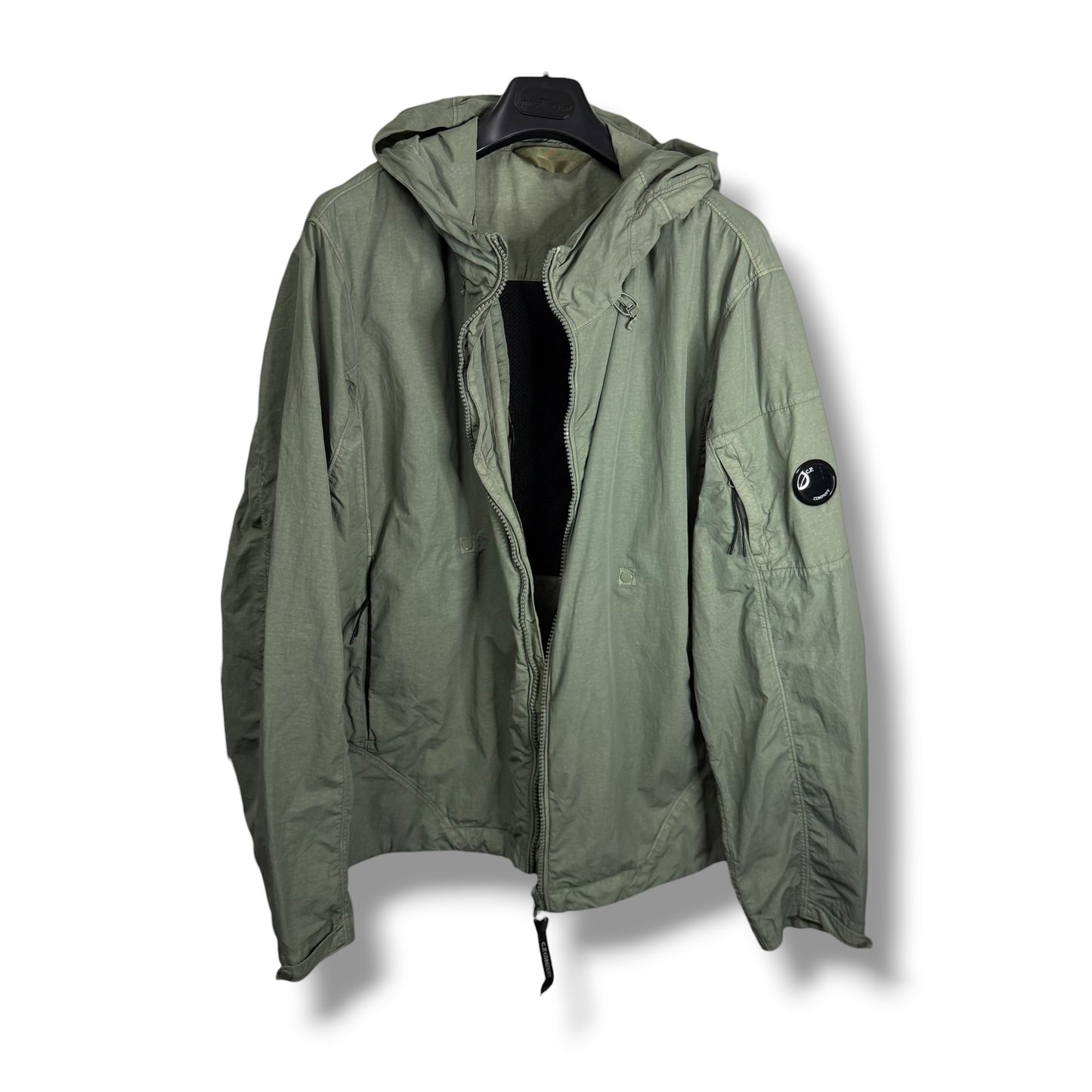 CP Company Flatt Nylon Reversible Hooded Jacket (2XL, 26”)