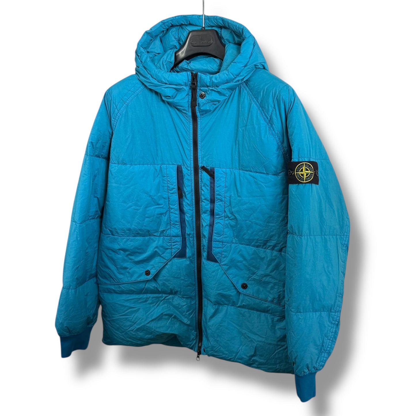 Stone Island Garment Dyed Crinkle Reps NY Down (XL, 26”)