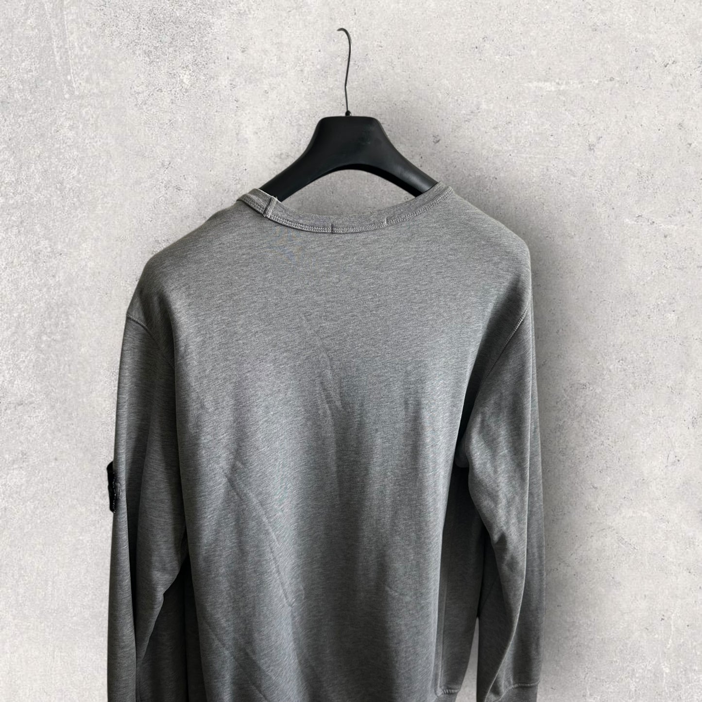 Stone Island Grey Sweatshirt (XL, 23.5”)