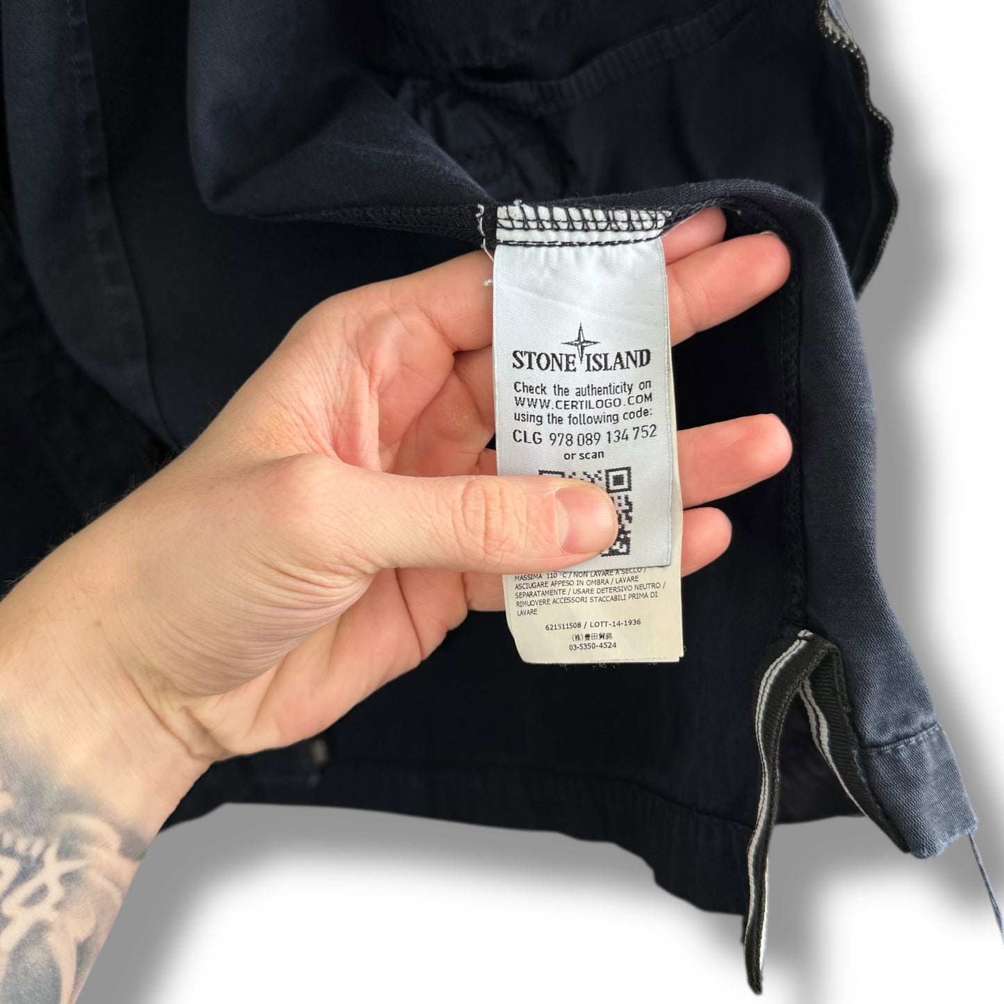 Stone Island Overshirt (XXL, 24.3”)