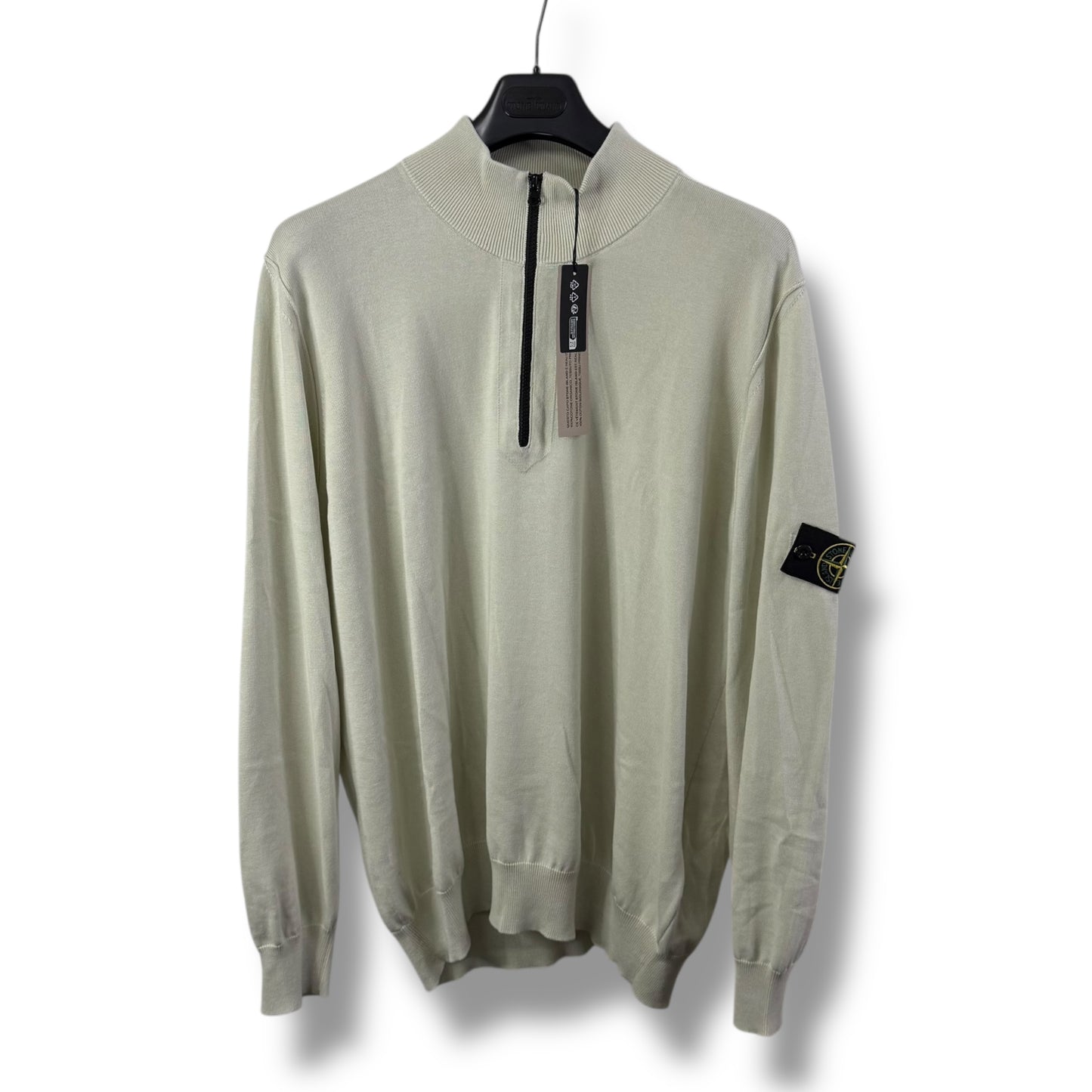 Stone Island Knitted 1/4 Zip (3XL, 25.5”)