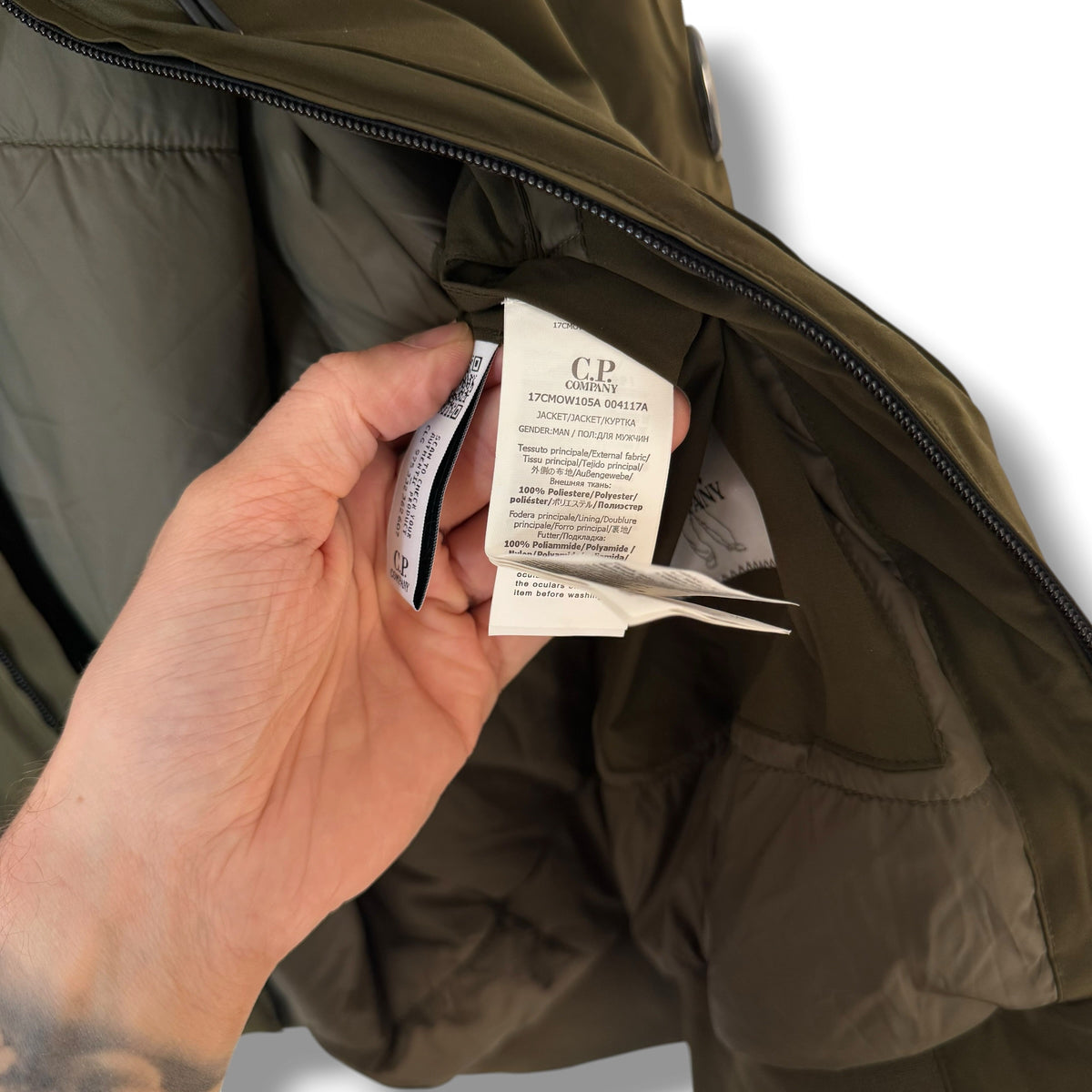 CP Company Pro Tek Primaloft Bomber Jacket (3XL, 27”)