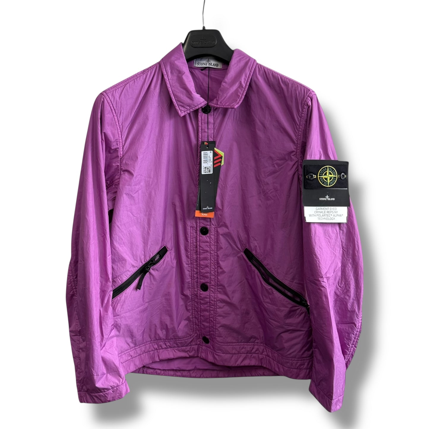 Stone Island Garment Dyed Crinkle Reps Polartec (L, 22.5”)