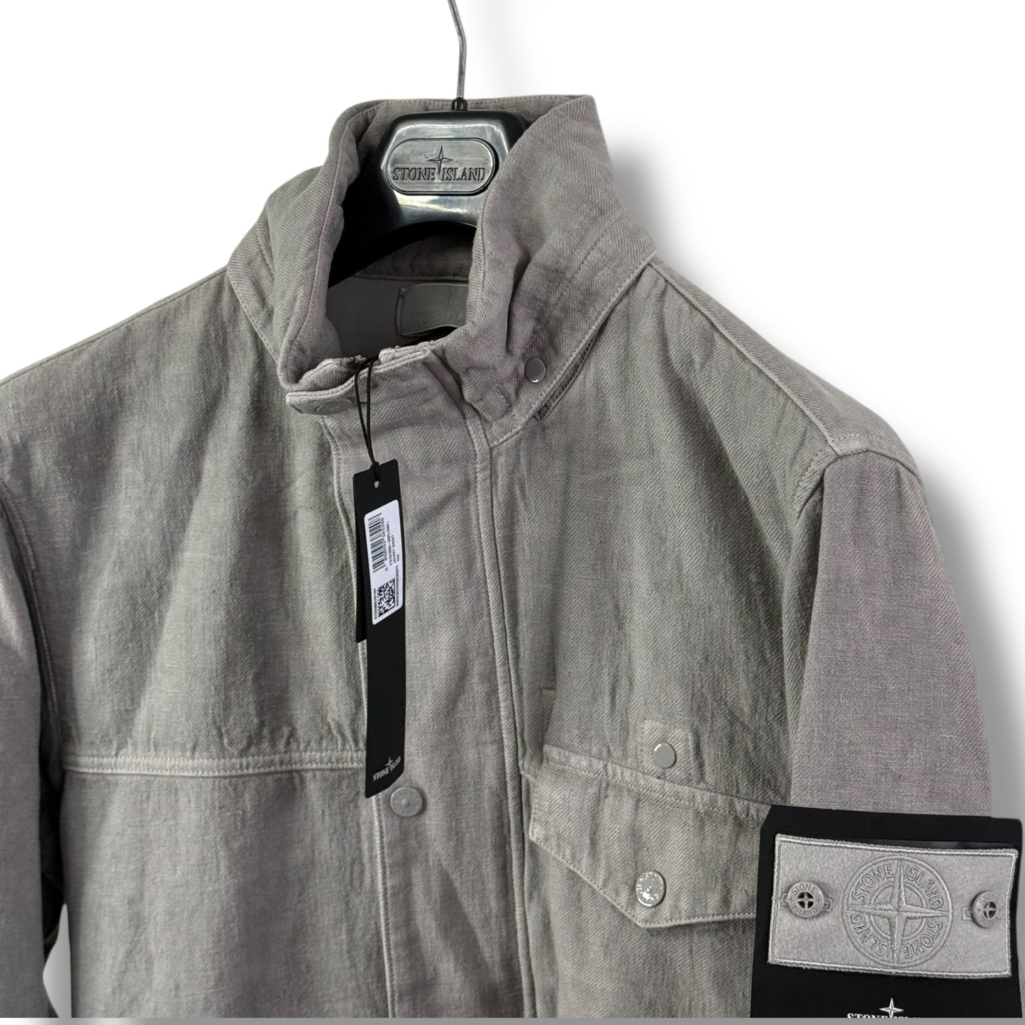 Stone Island Bonded Linen Ghost Piece (L, 23”)