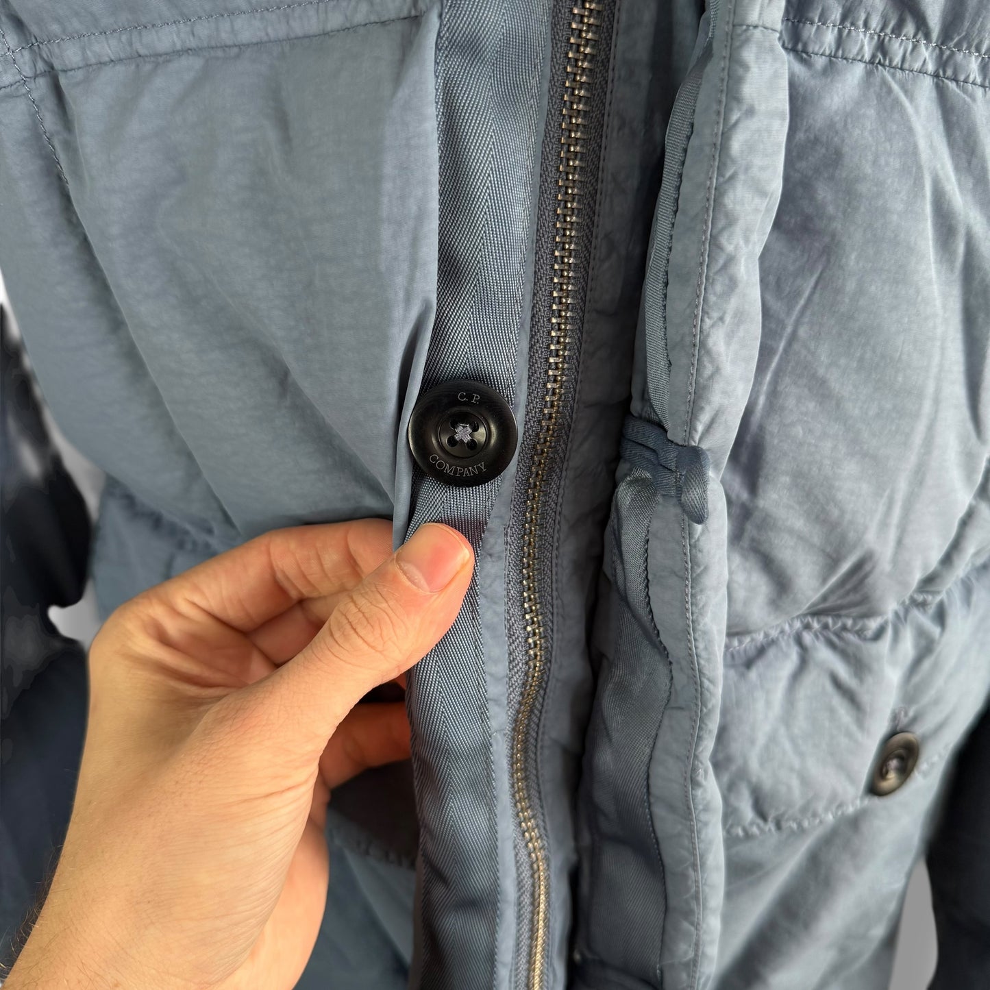 CP Company Flatt Nylon Down Coat (L, 24”)