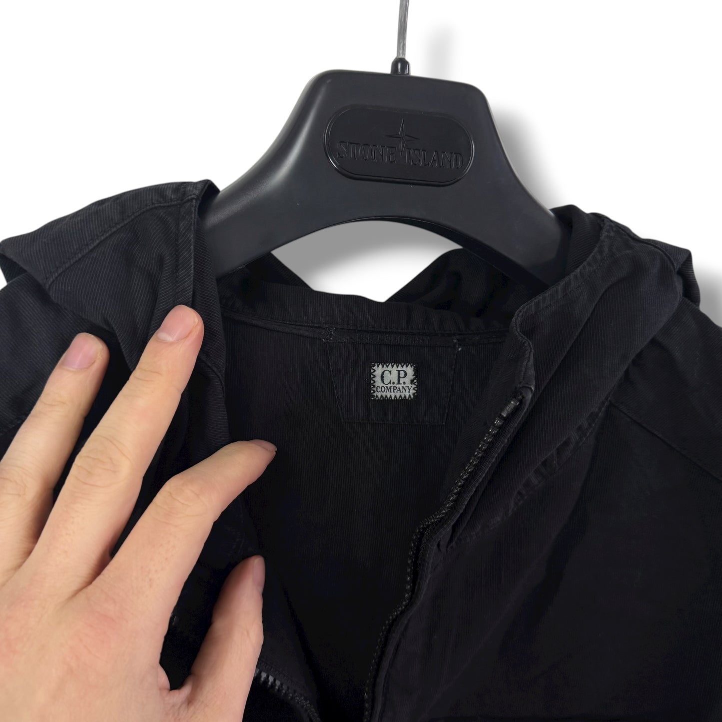 CP Company Zip Hooded Jacket (S, 21.5”)