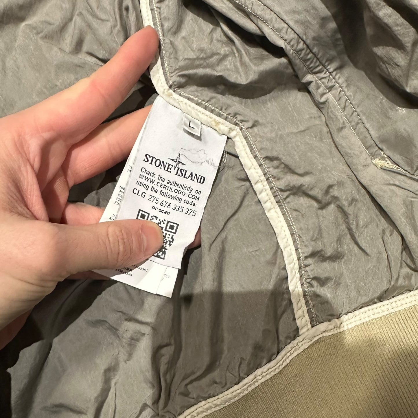 Stone Island Nylon Metal Watro - (L 24”)