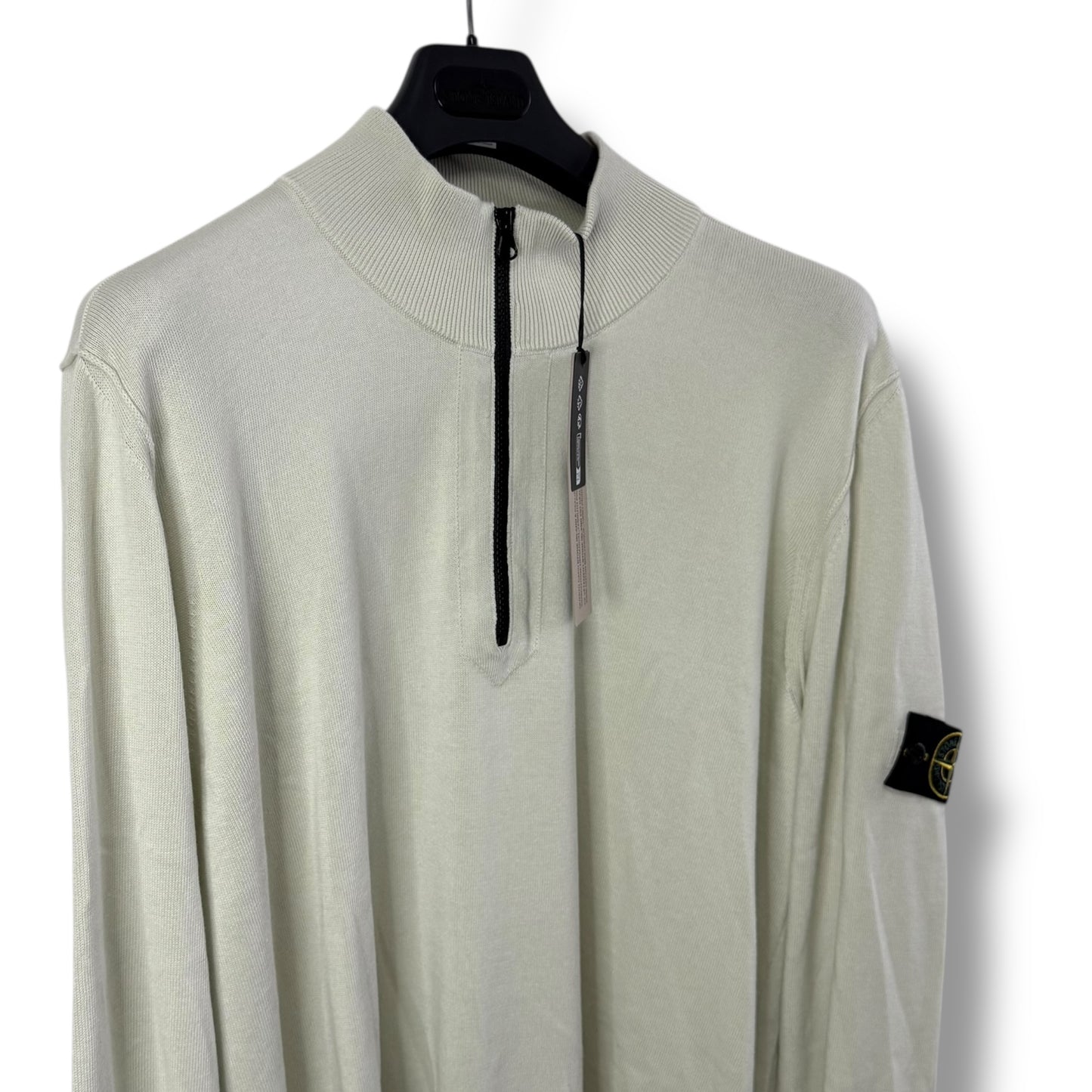 Stone Island Knitted 1/4 Zip (3XL, 25.5”)