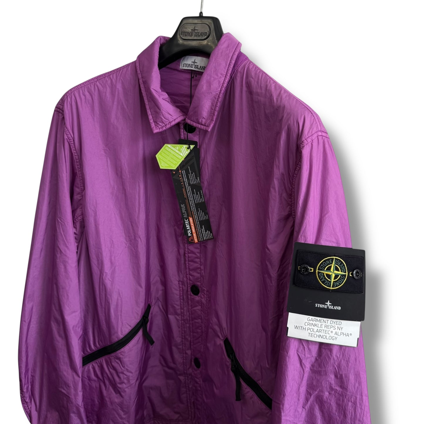 Stone Island Garment Dyed Crinkle Reps Polartec (L, 22.5”)