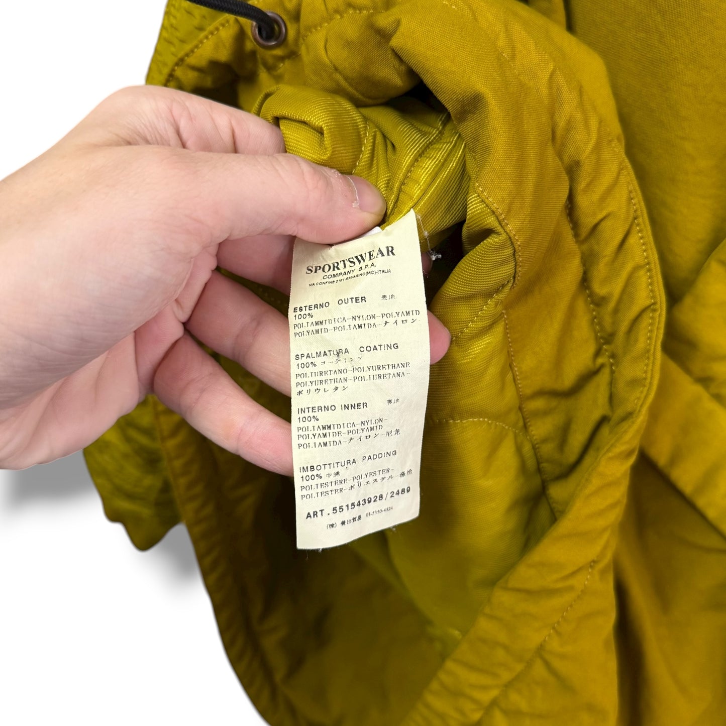 Stone Island Nylon Metal Padded Smock (L, 23.5”)