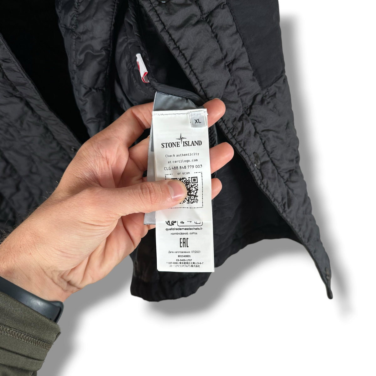 Stone Island Quilted Nylon Stella With Primaloft - TC (XL, 25”)