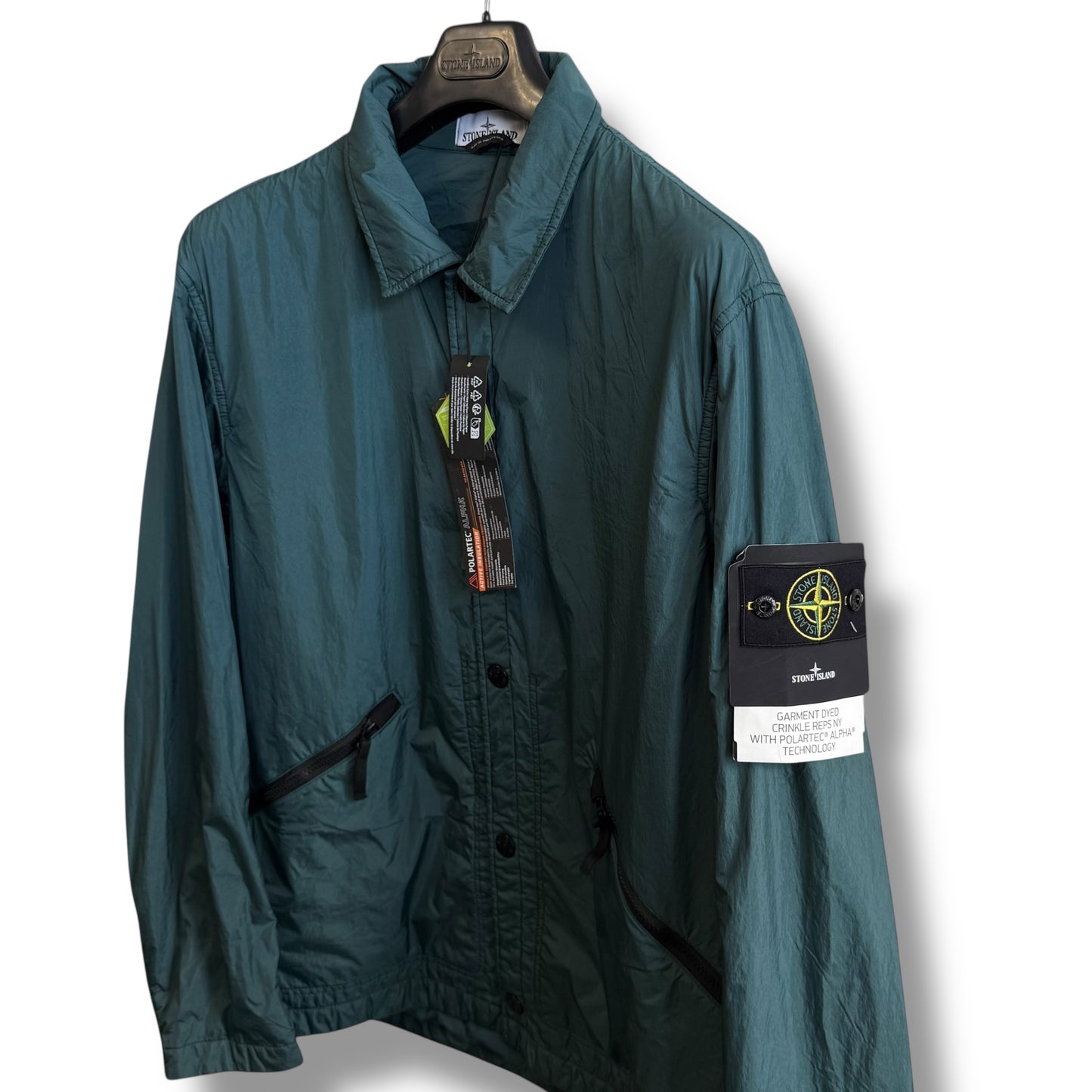 Stone Island Garment Dyed Crinkle Reps Polartec (3XL, 26.5”)