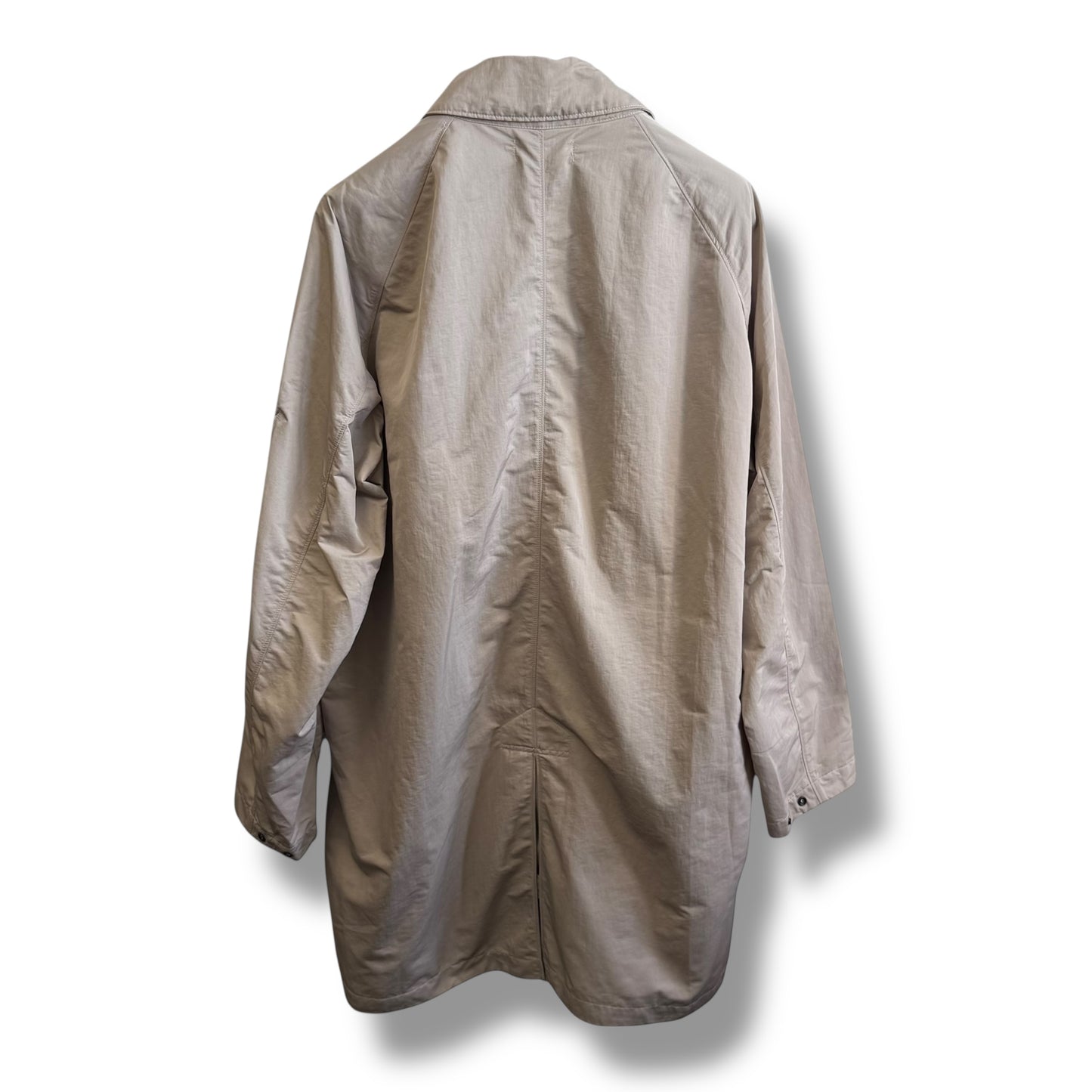 Stone Island Hyper Dense Nylon Raso 3/4 Fishtail Parka (XL, 25”)